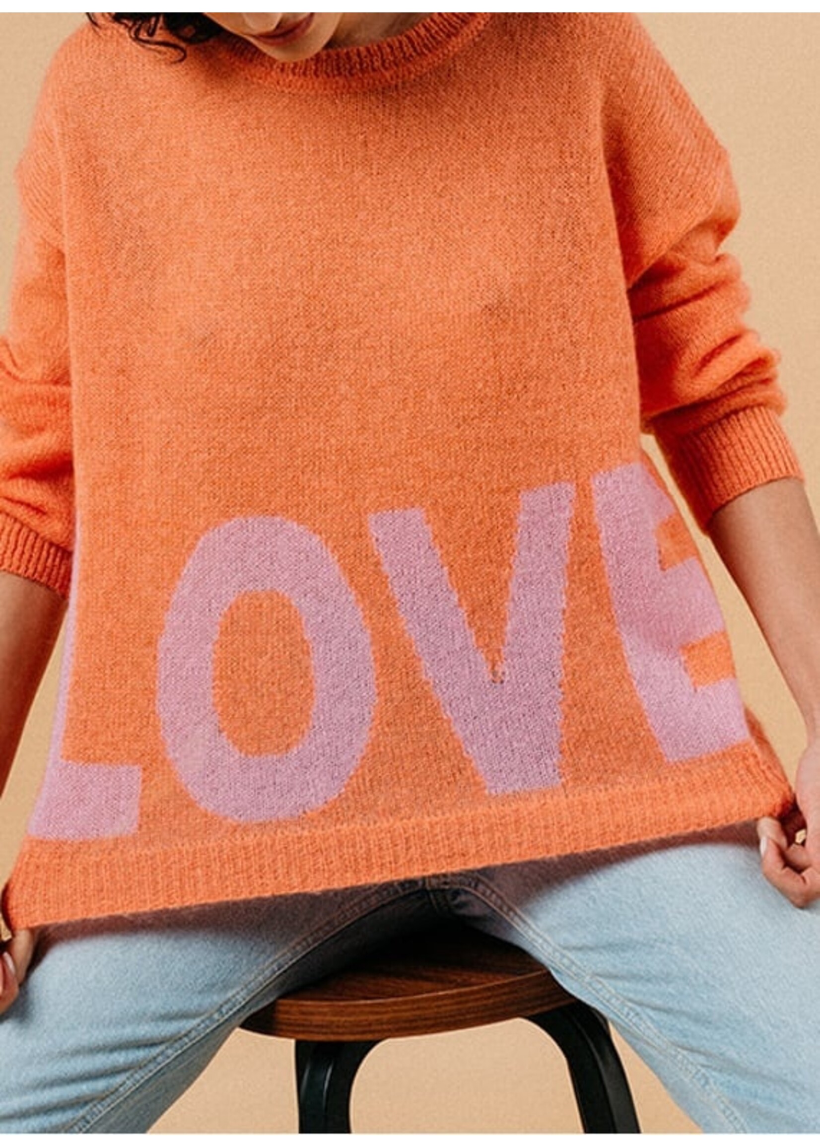 Grace and Mila Grace & Mila Madona Sweater - Orange