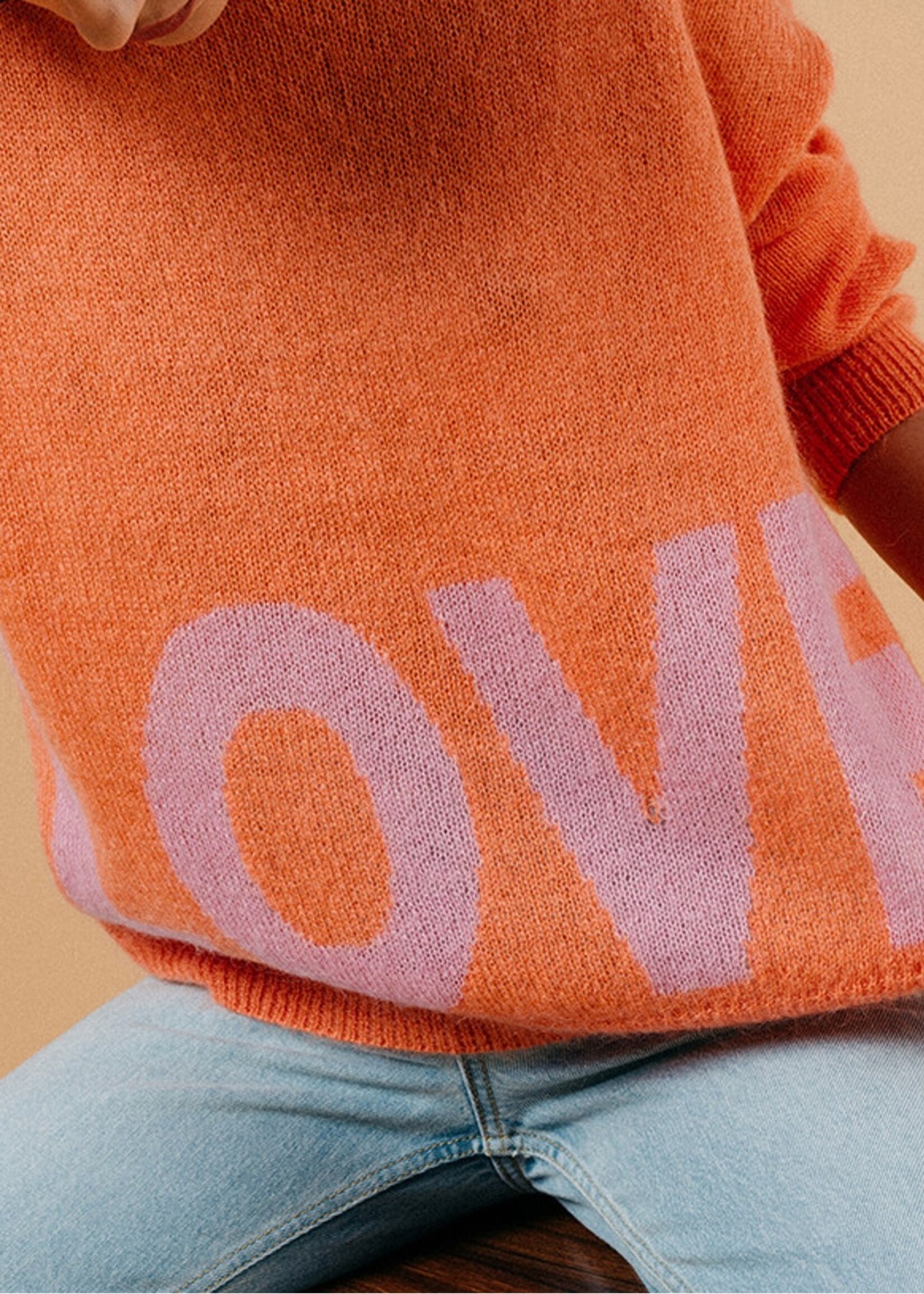 Grace and Mila Grace & Mila Madona Sweater - Orange