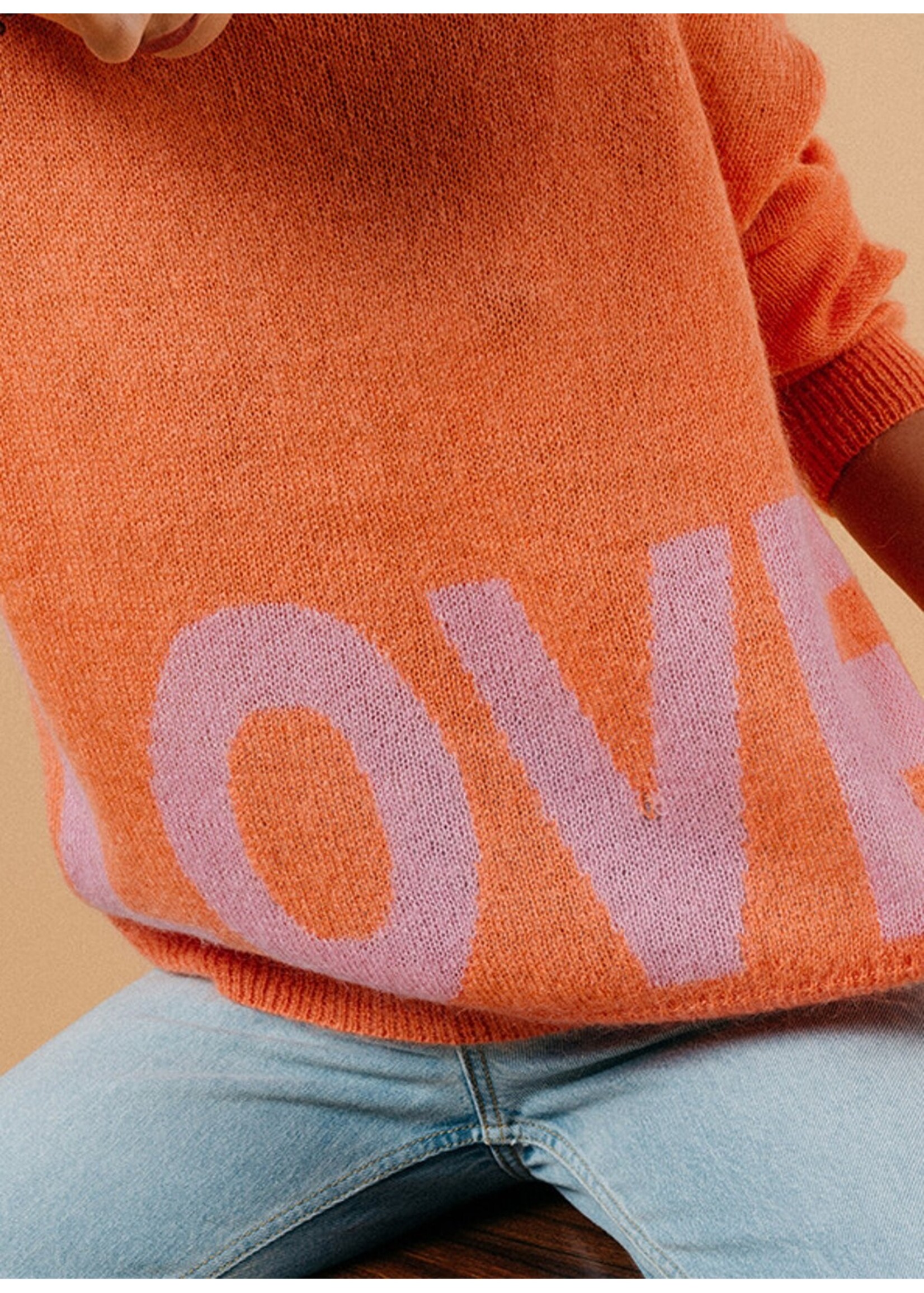 Grace and Mila Grace & Mila Madona Sweater - Orange