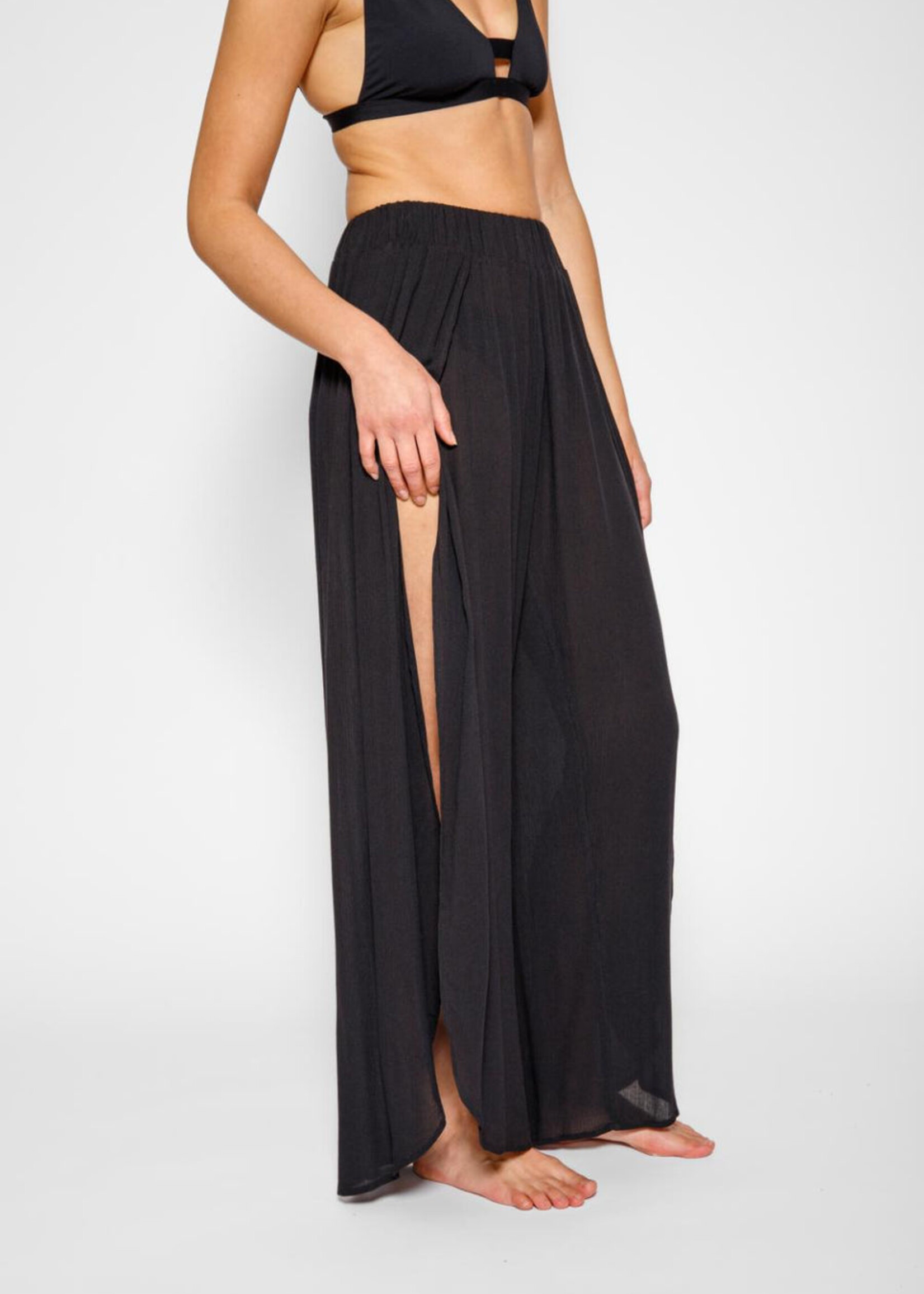 Koy Resort Koy Resort Miami Split Leg Pant - Black