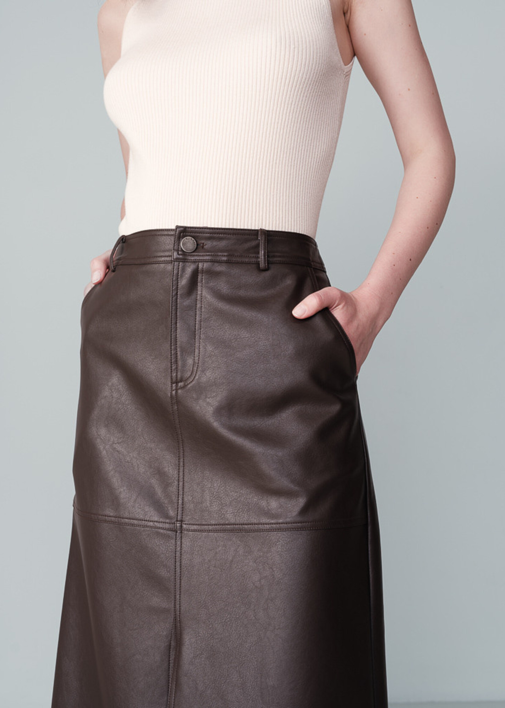Grace and Mila  Grace & Mila Nory Skirt - Chocolat