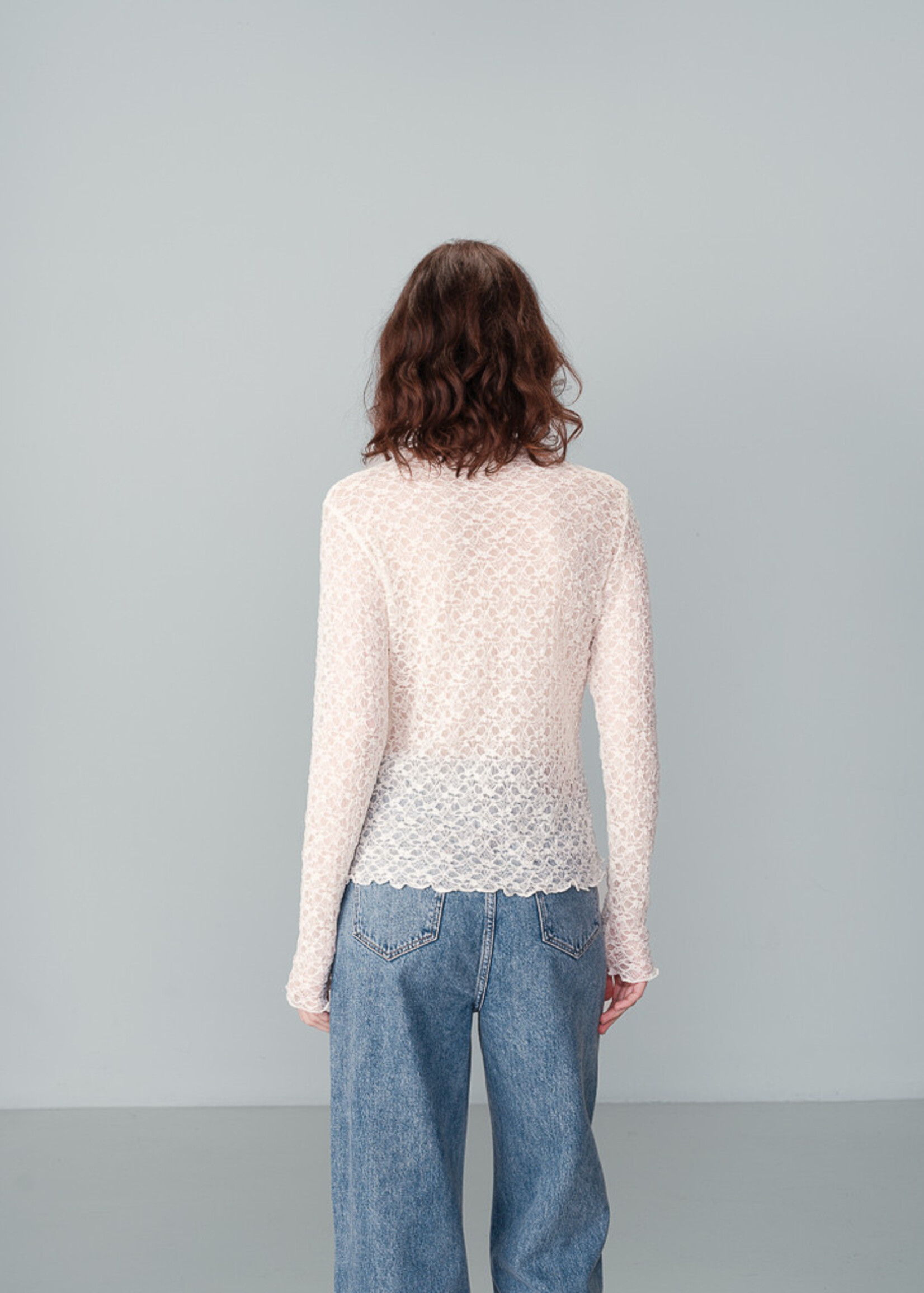 Grace and Mila Grace & Mila Nicole Lace LS Tee (Two Colors)