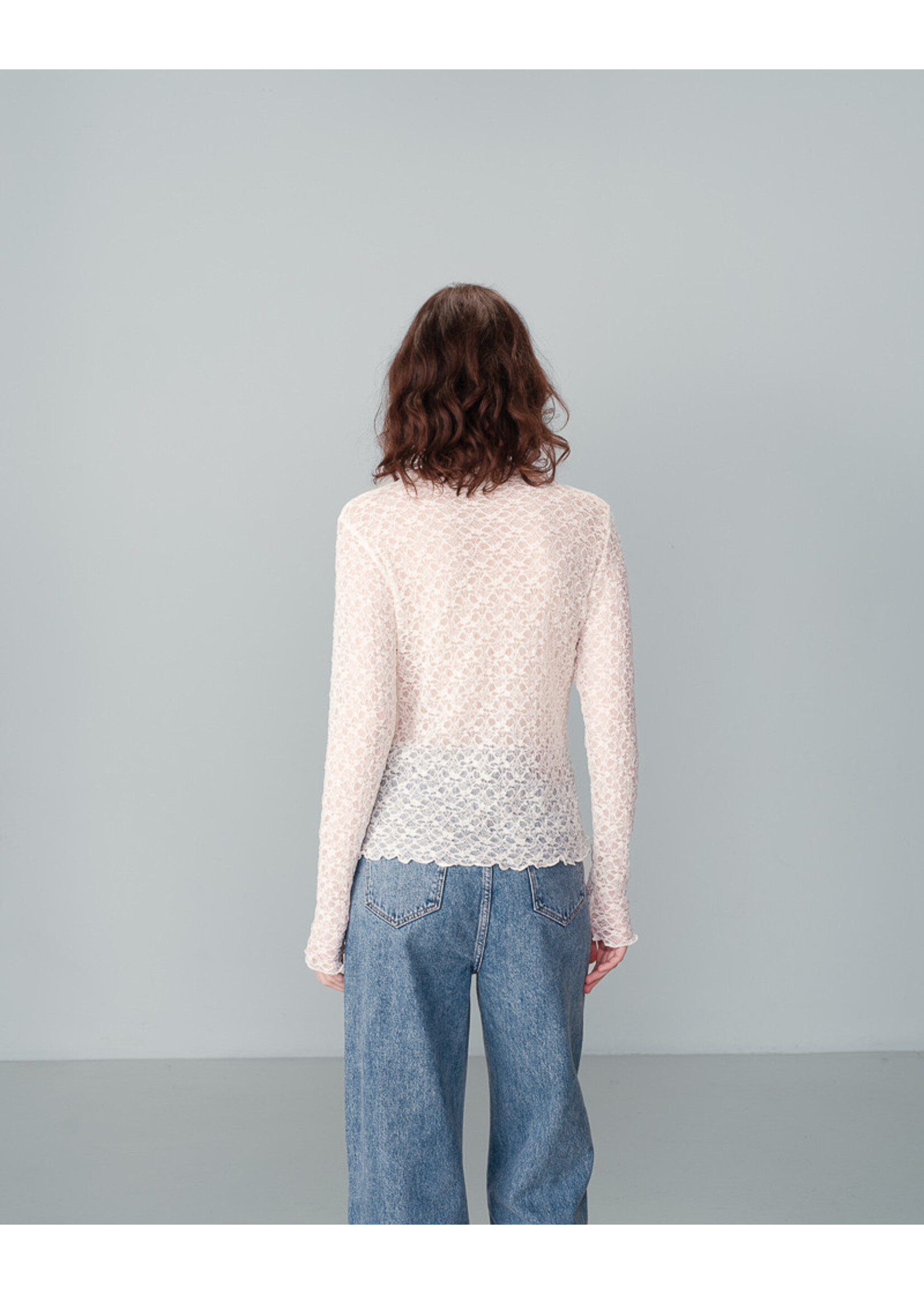 Grace and Mila Grace & Mila Nicole Lace LS Tee (Two Colors)