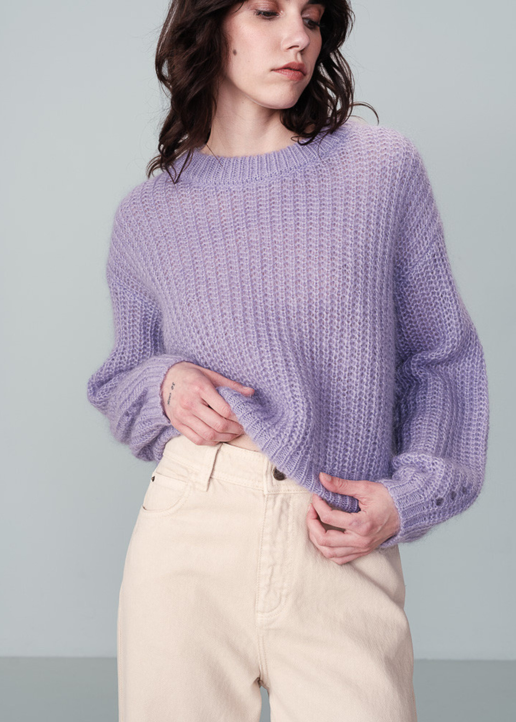 Grace and Mila Grace & Mila Naissance Sweater - Parme