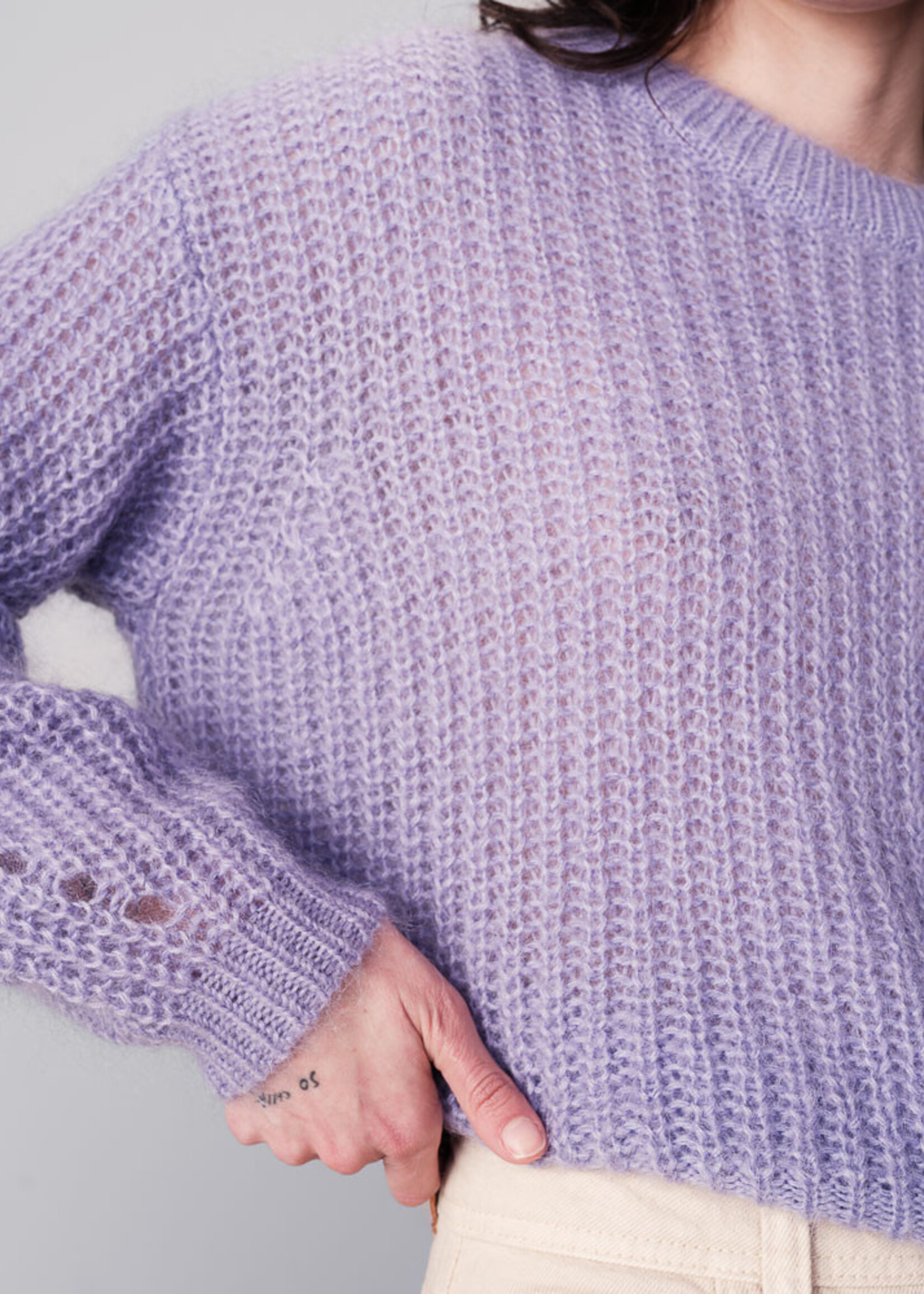 Grace and Mila Grace & Mila Naissance Sweater - Parme