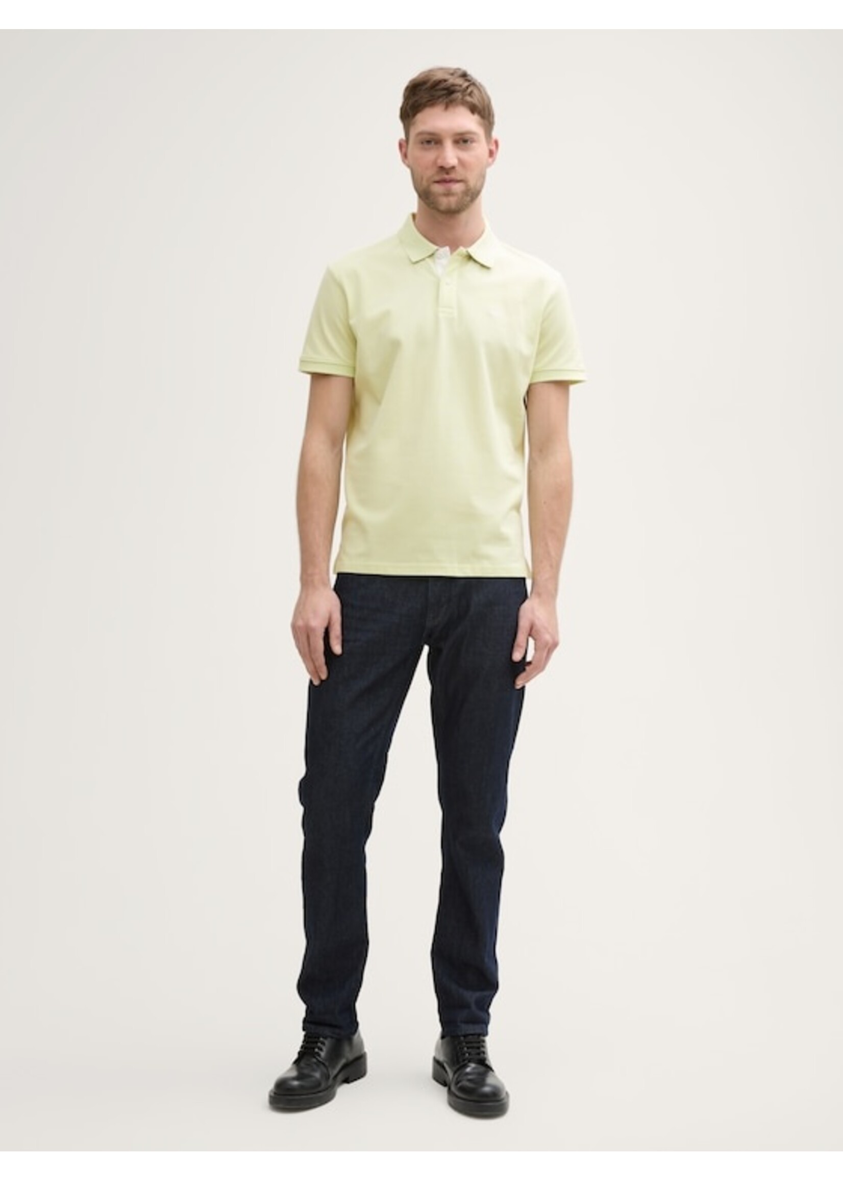 Tom Tailor Tom Tailor Polo Basique Avec Contraste - Light Green