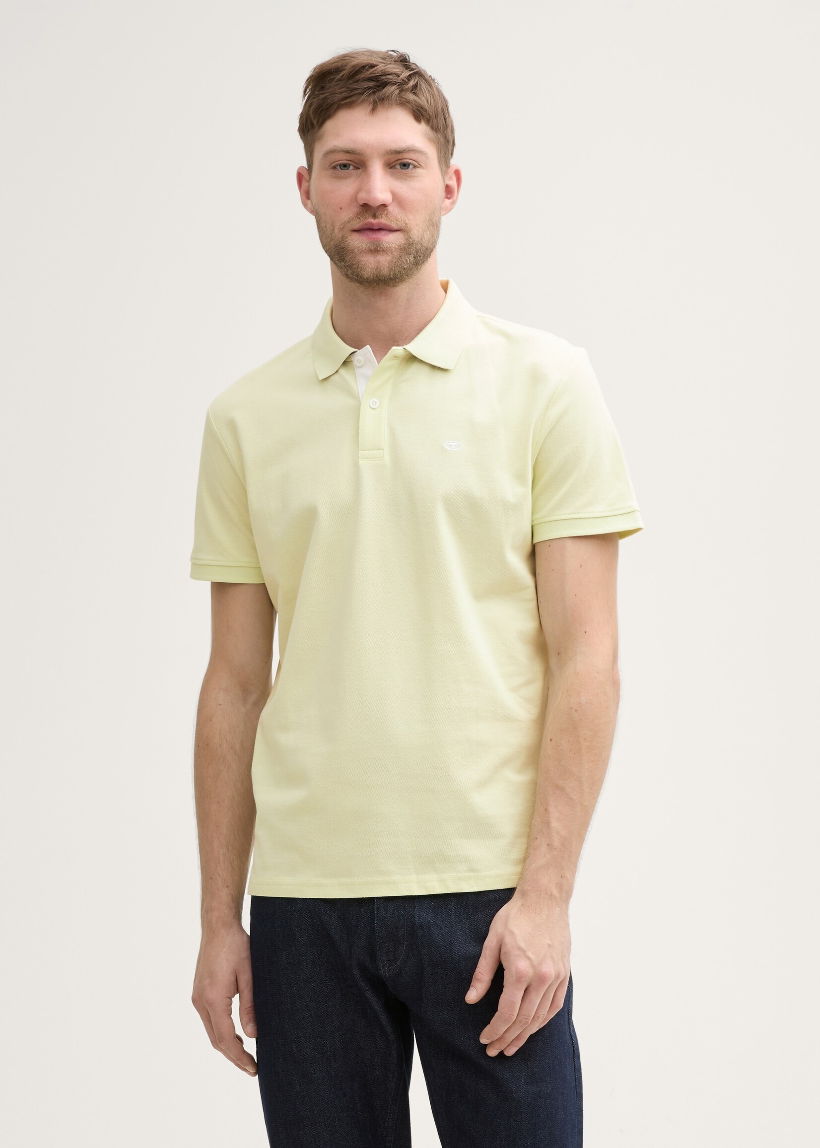 Tom Tailor Tom Tailor Polo Basique Avec Contraste - Light Green