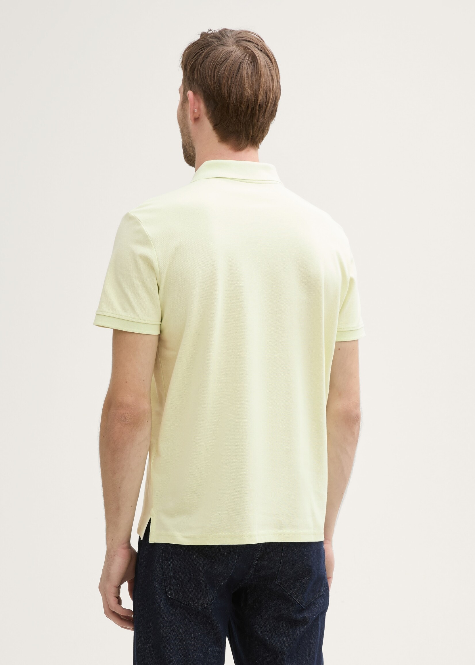 Tom Tailor Tom Tailor Basic Polo W/Contrast - Light Green
