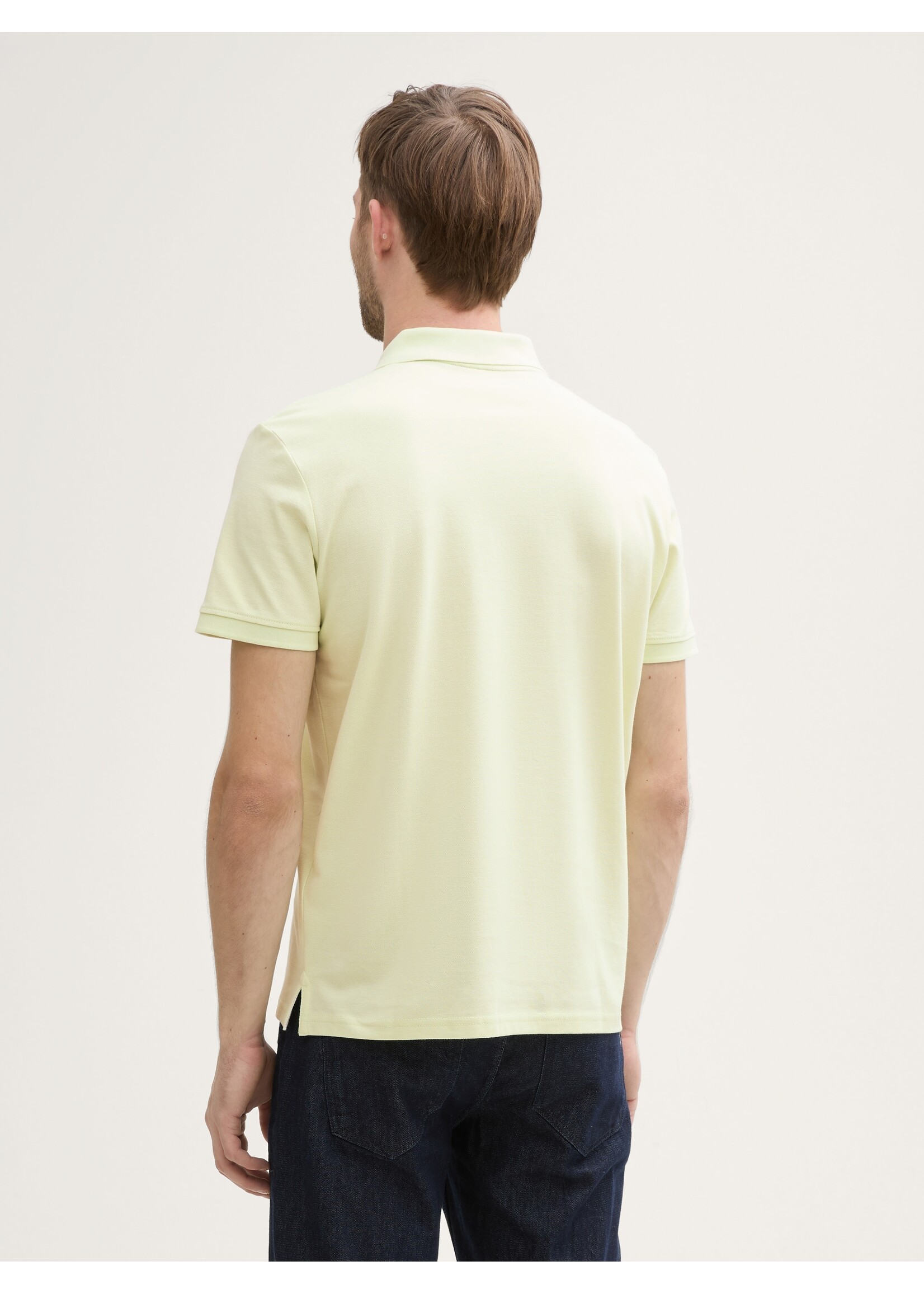 Tom Tailor Tom Tailor Polo Basique Avec Contraste - Light Green