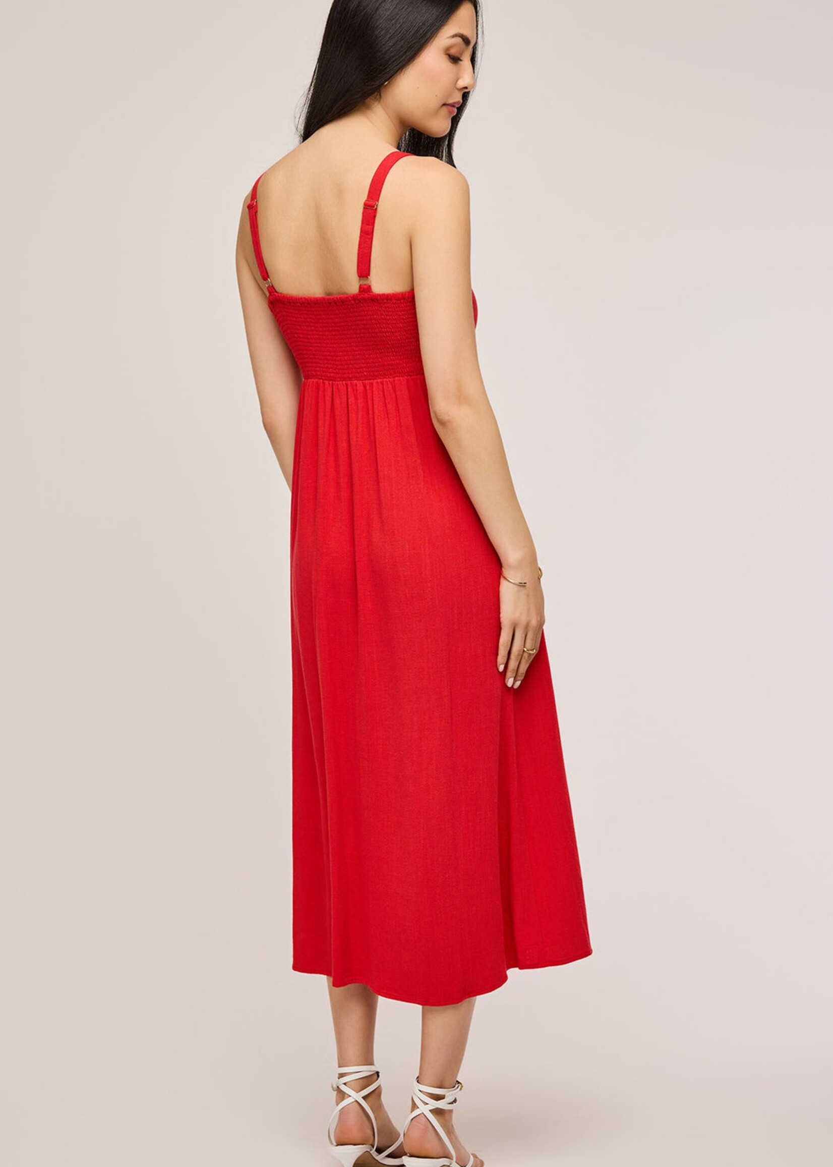 Gentle Fawn Cairo Midi Dress - Red