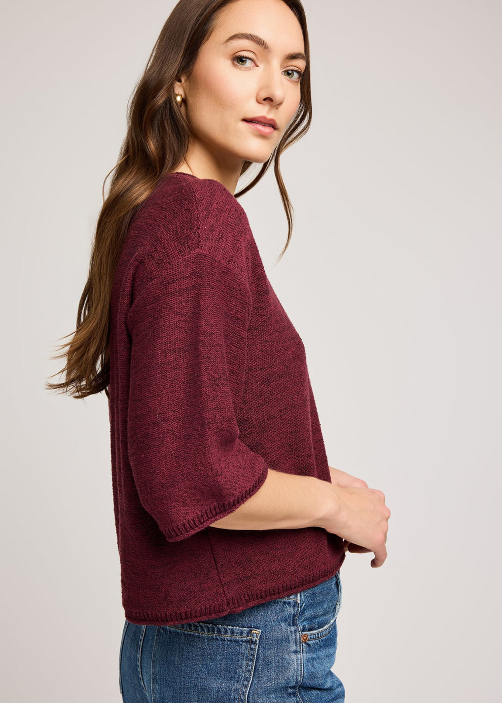 Gentle Fawn Kerrigan Knit Sweater - Merlot