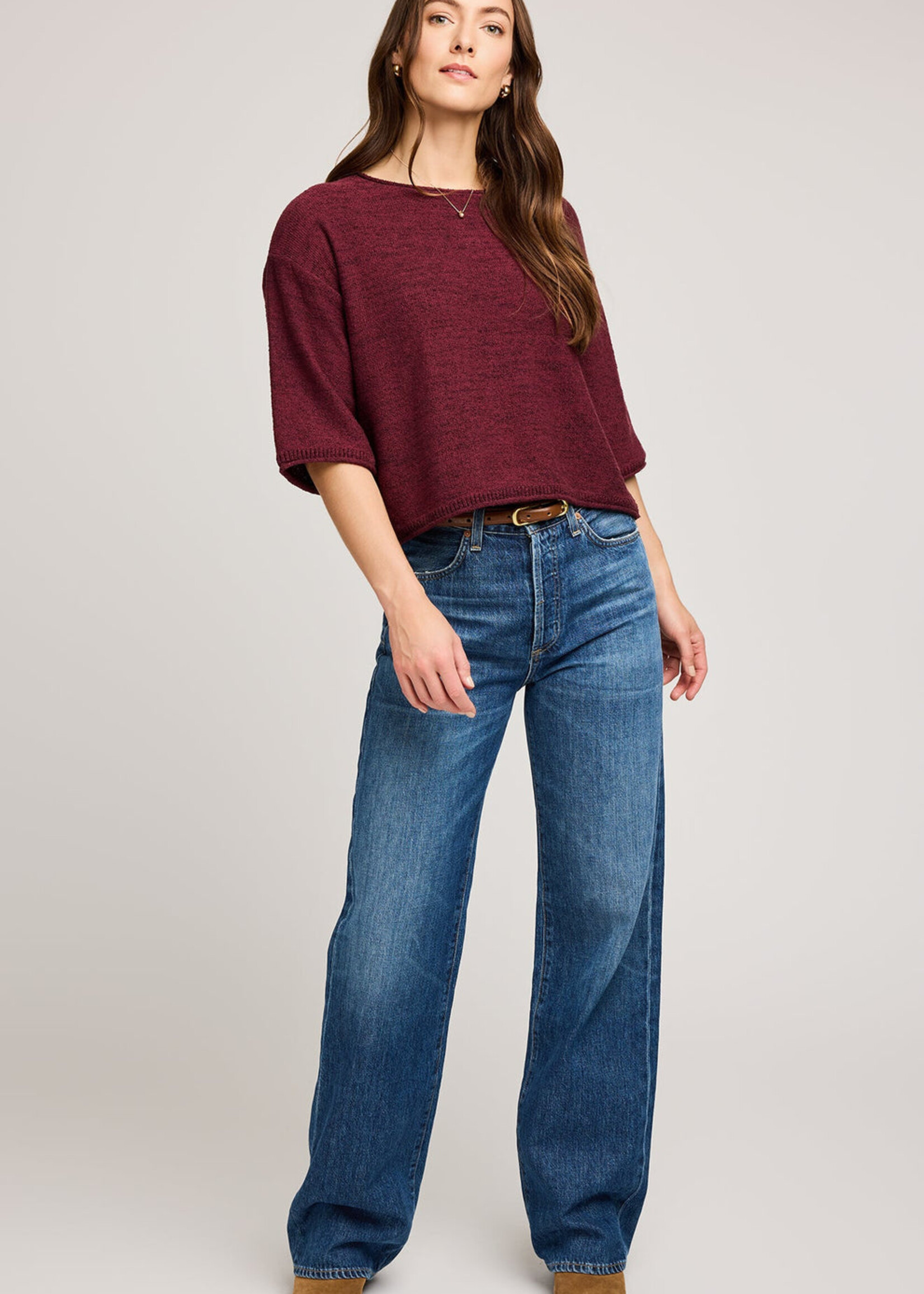 Gentle Fawn Kerrigan Knit Sweater - Merlot