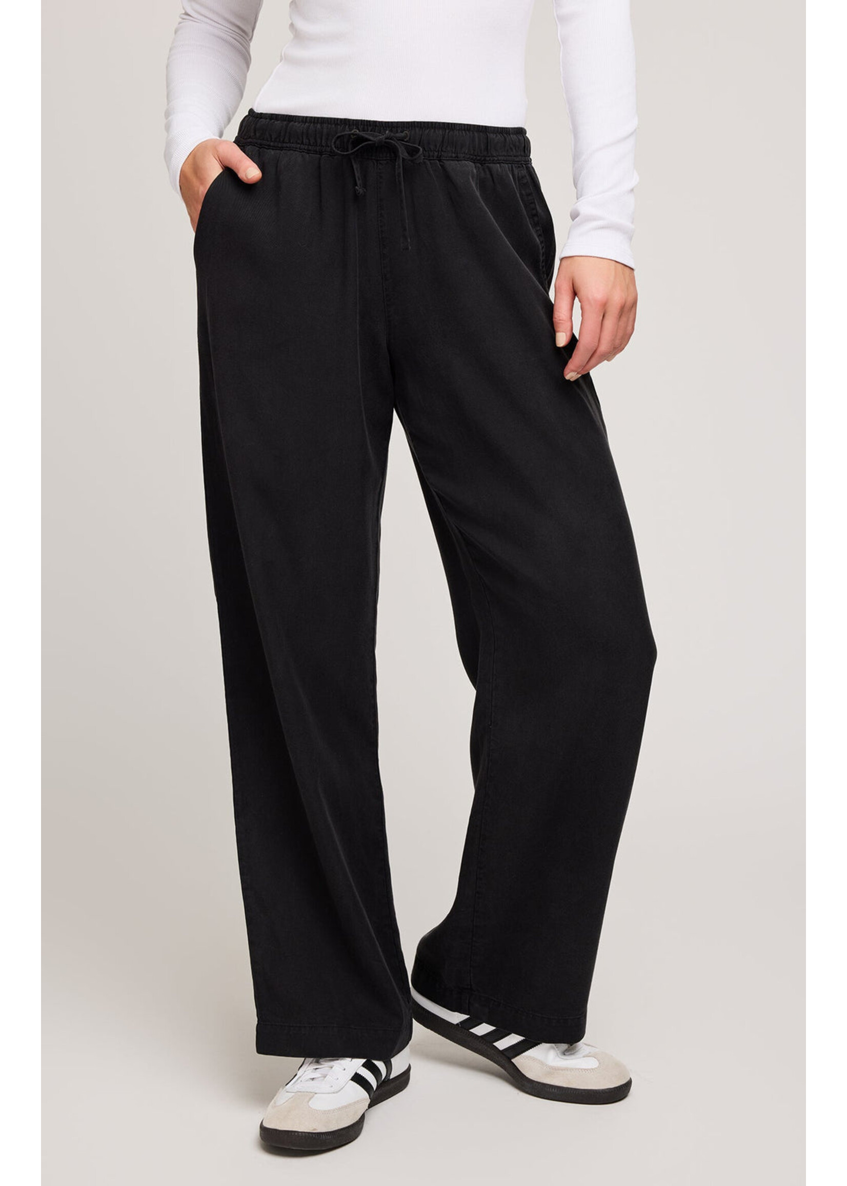 Gentle Fawn Pantalon Gabriel - Washed Black