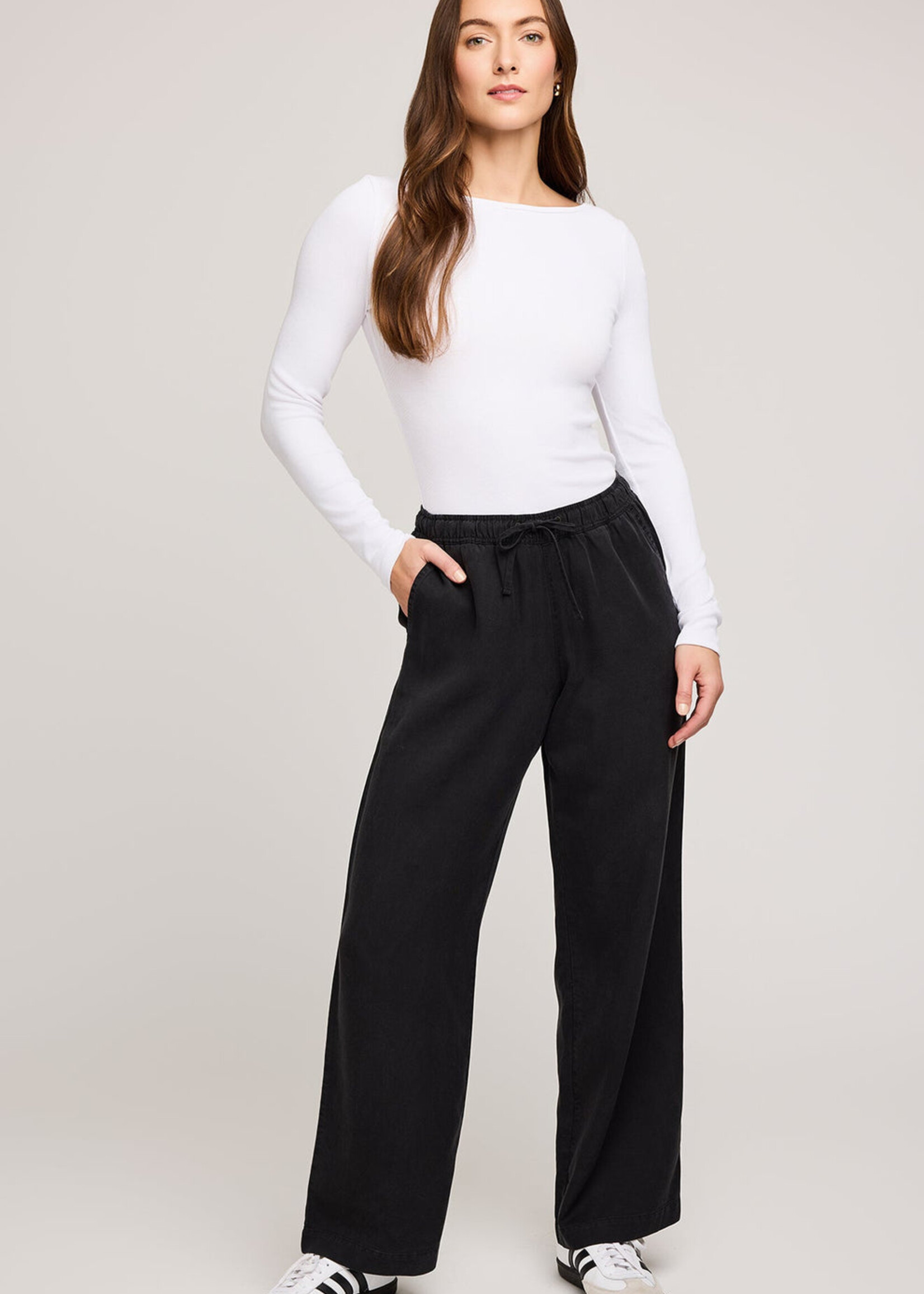 Gentle Fawn Pantalon Gabriel - Washed Black