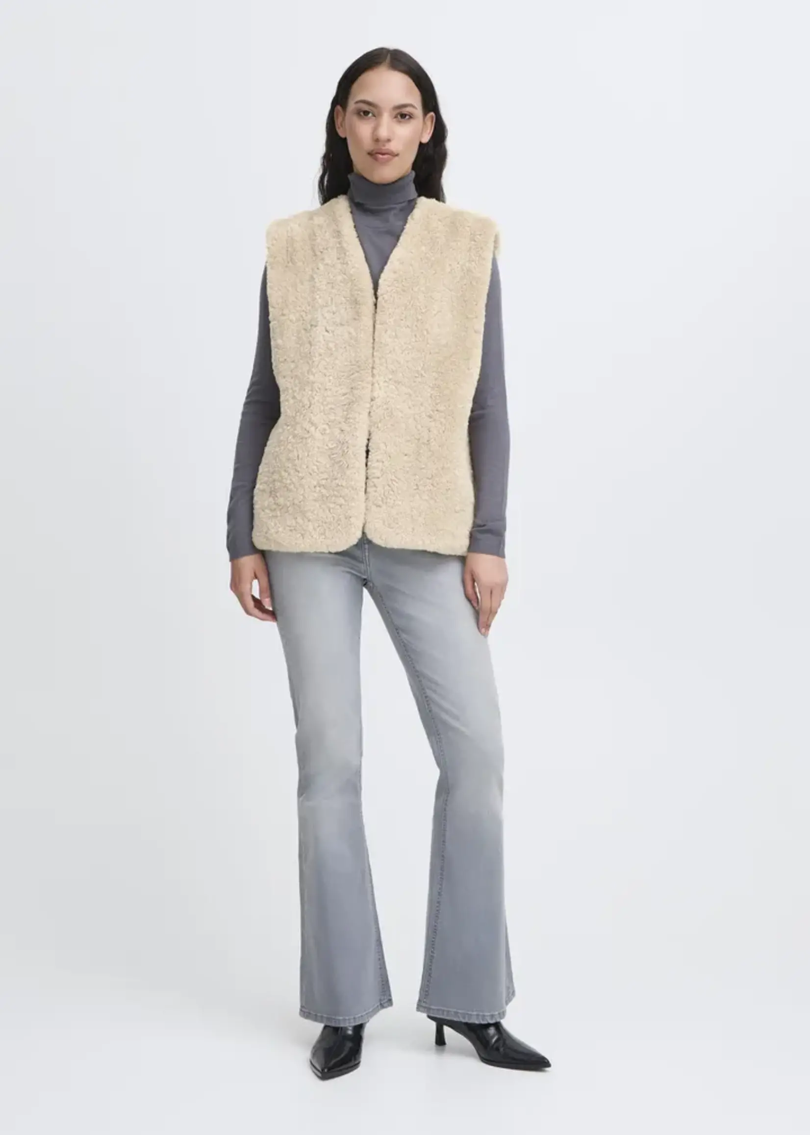 ICHI ICHI IHHizala Waistcoat - Fury Rainy Day