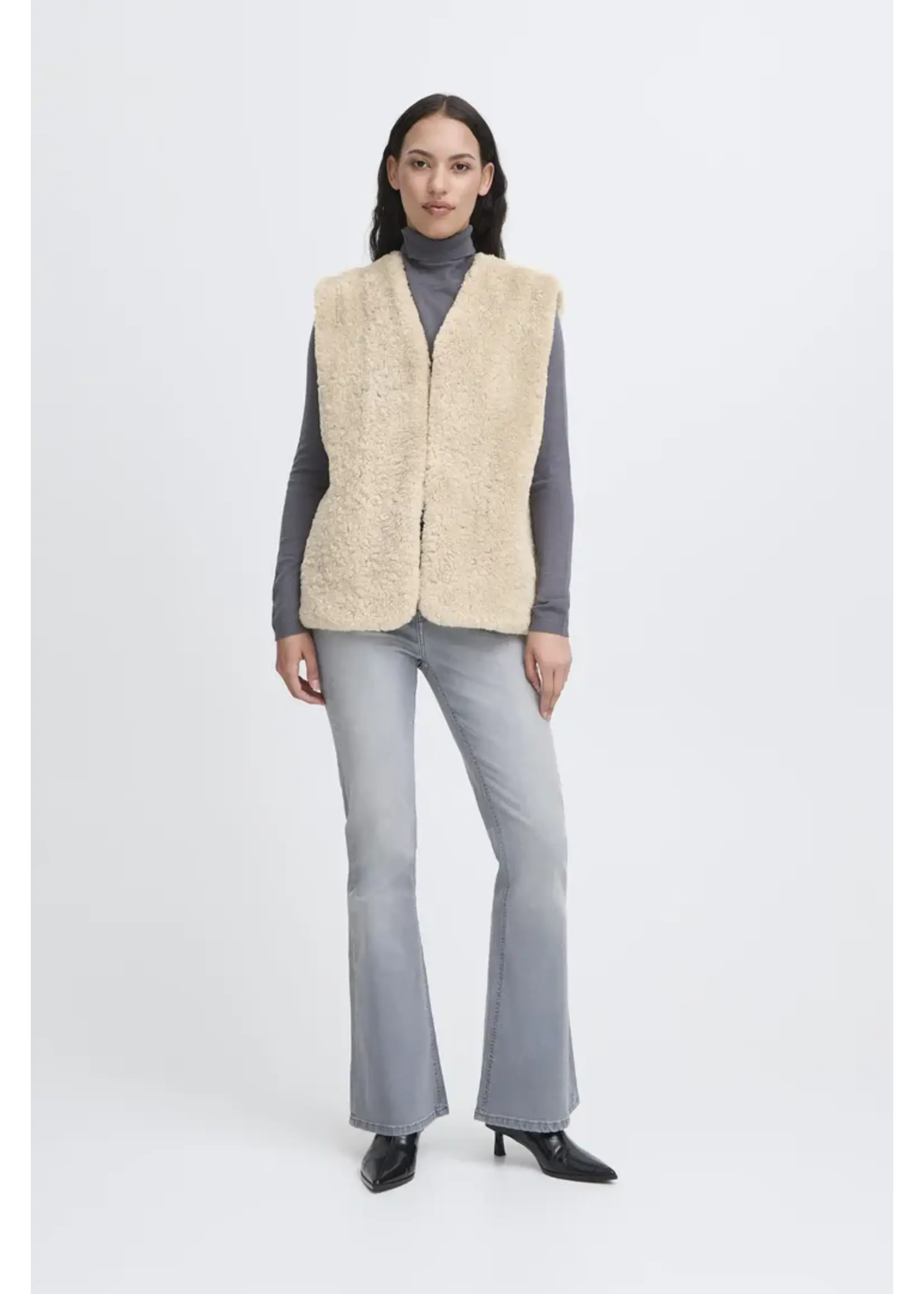 ICHI ICHI IHHizala Waistcoat - Fury Rainy Day
