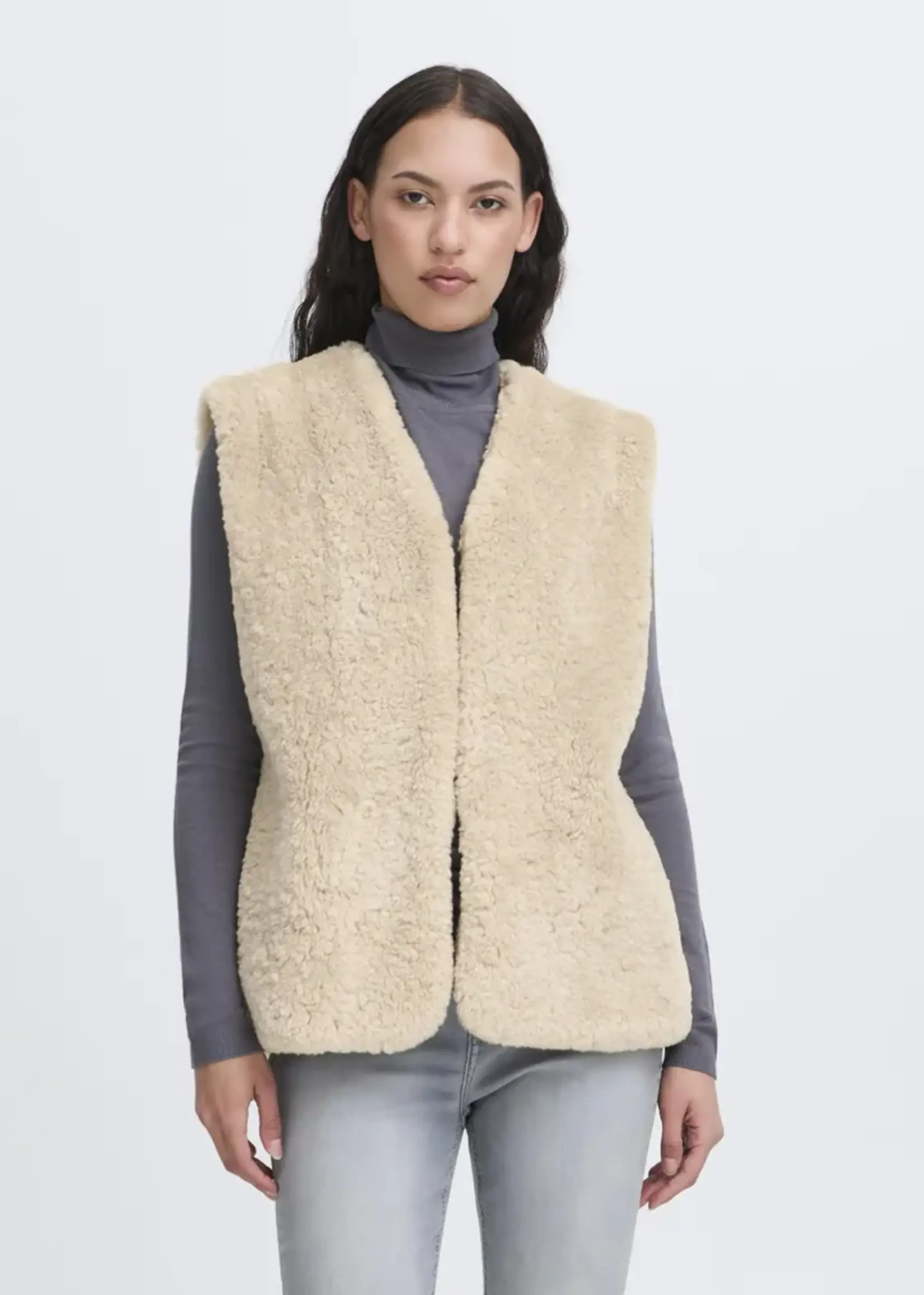 ICHI ICHI IHHizala Waistcoat - Fury Rainy Day