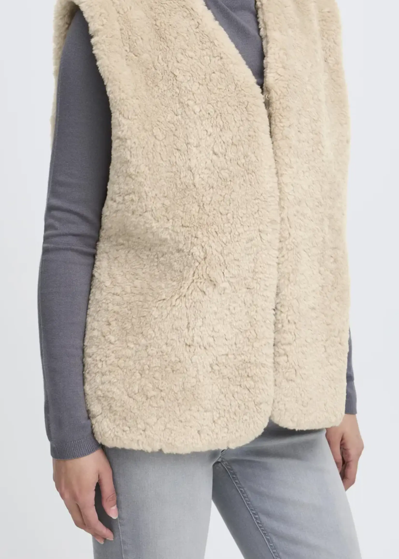 ICHI ICHI IHHizala Waistcoat - Fury Rainy Day