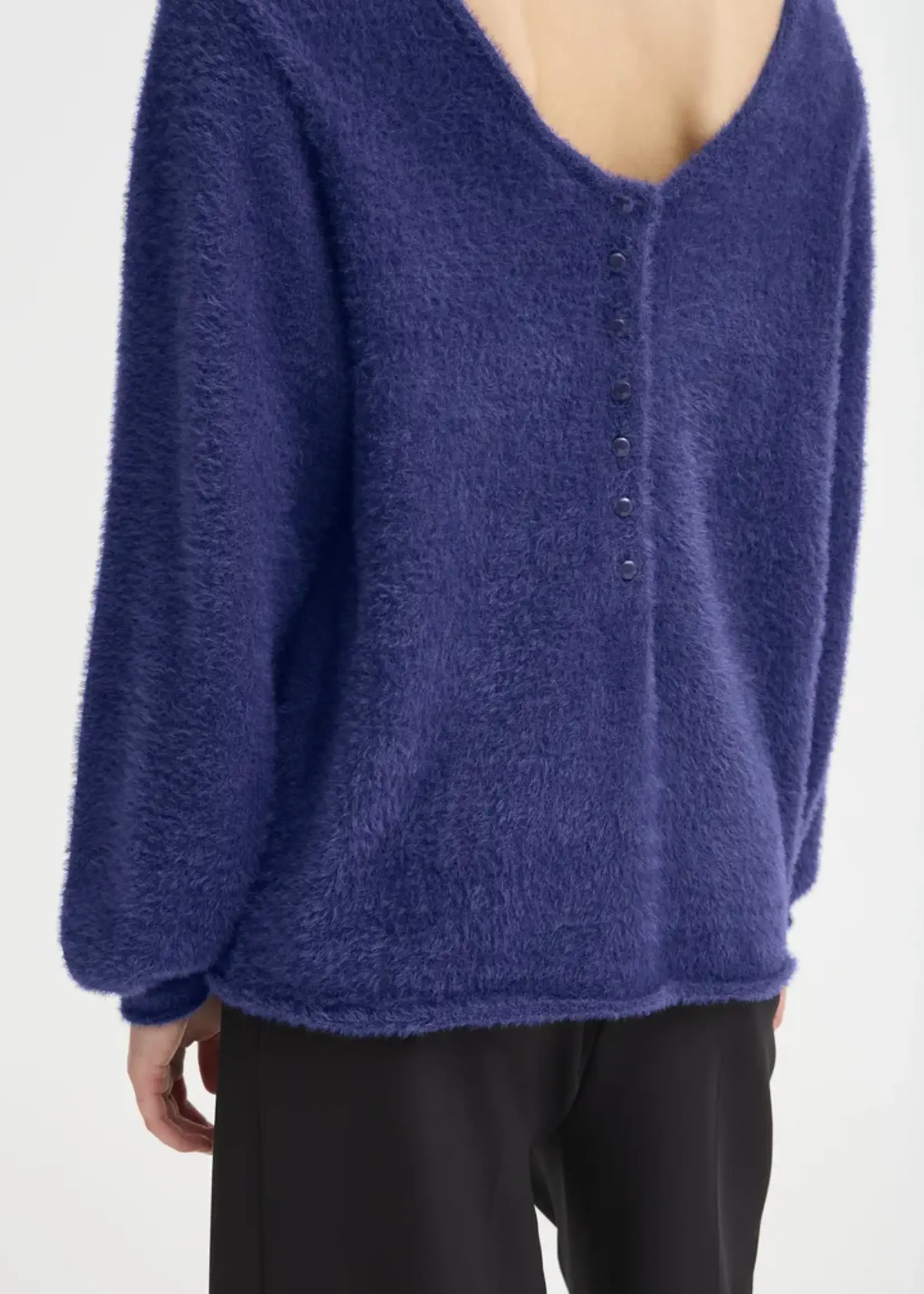 ICHI ICHI Pull IHBergie LS - Patriot Blue