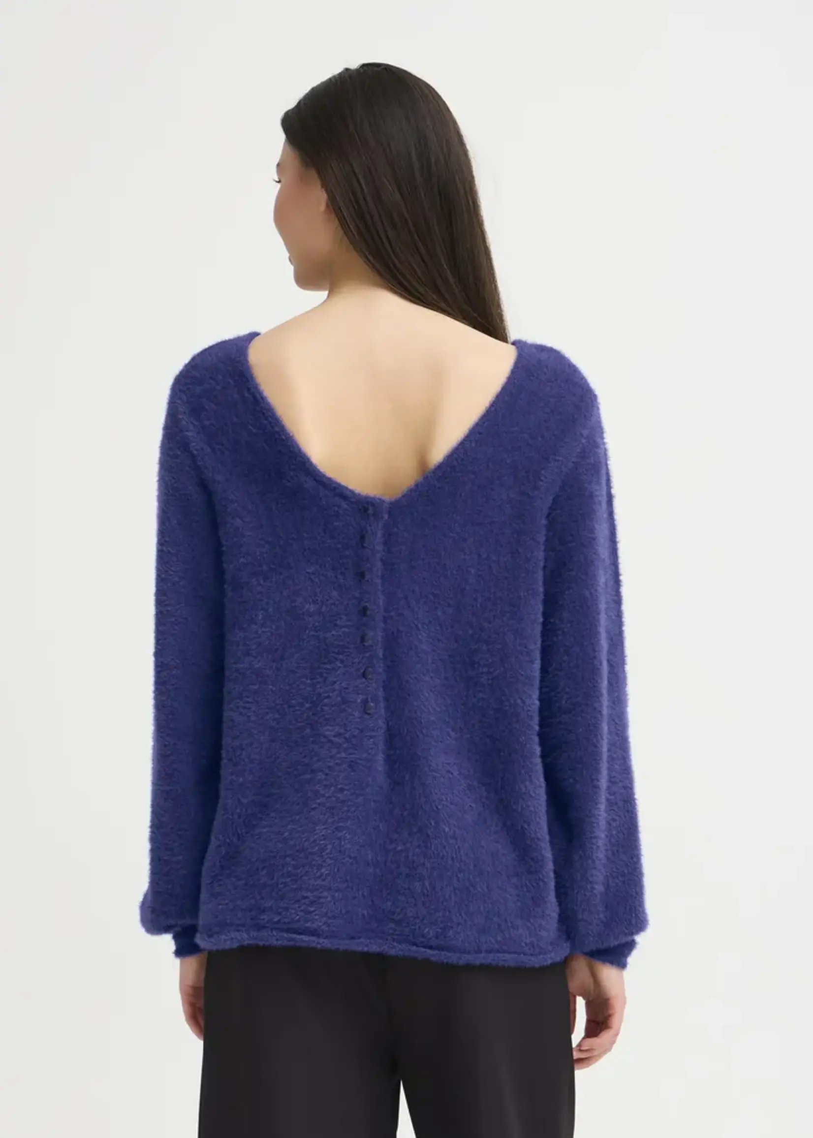 ICHI ICHI Pull IHBergie LS - Patriot Blue