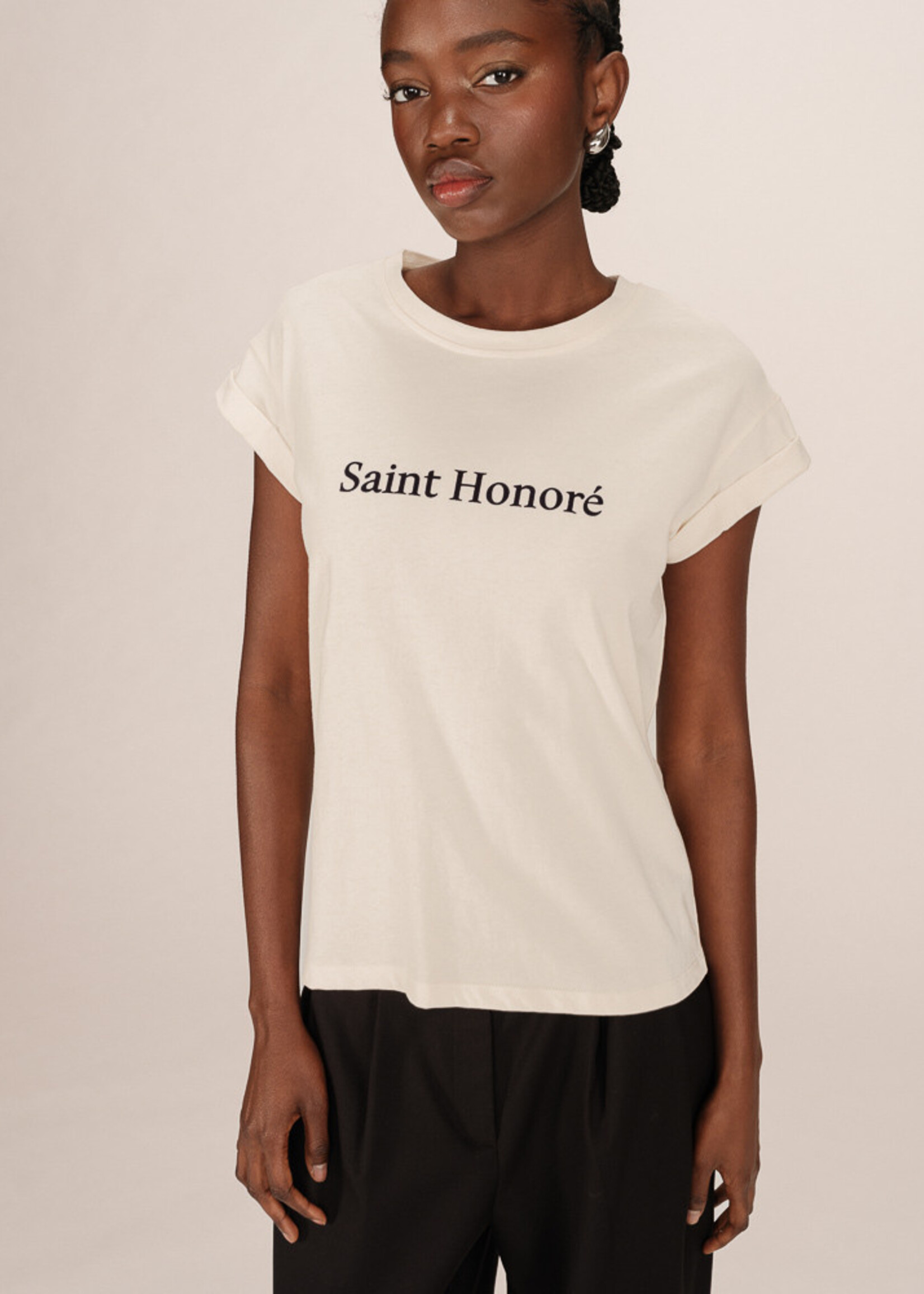 Grace and Mila Grace & Mila Sorentino T-Shirt - Beige