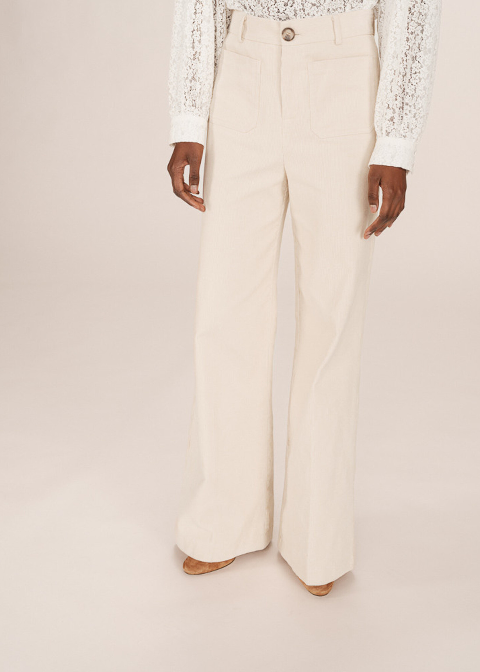 Grace and Mila Grace & Mila Samba Pant - Ecru