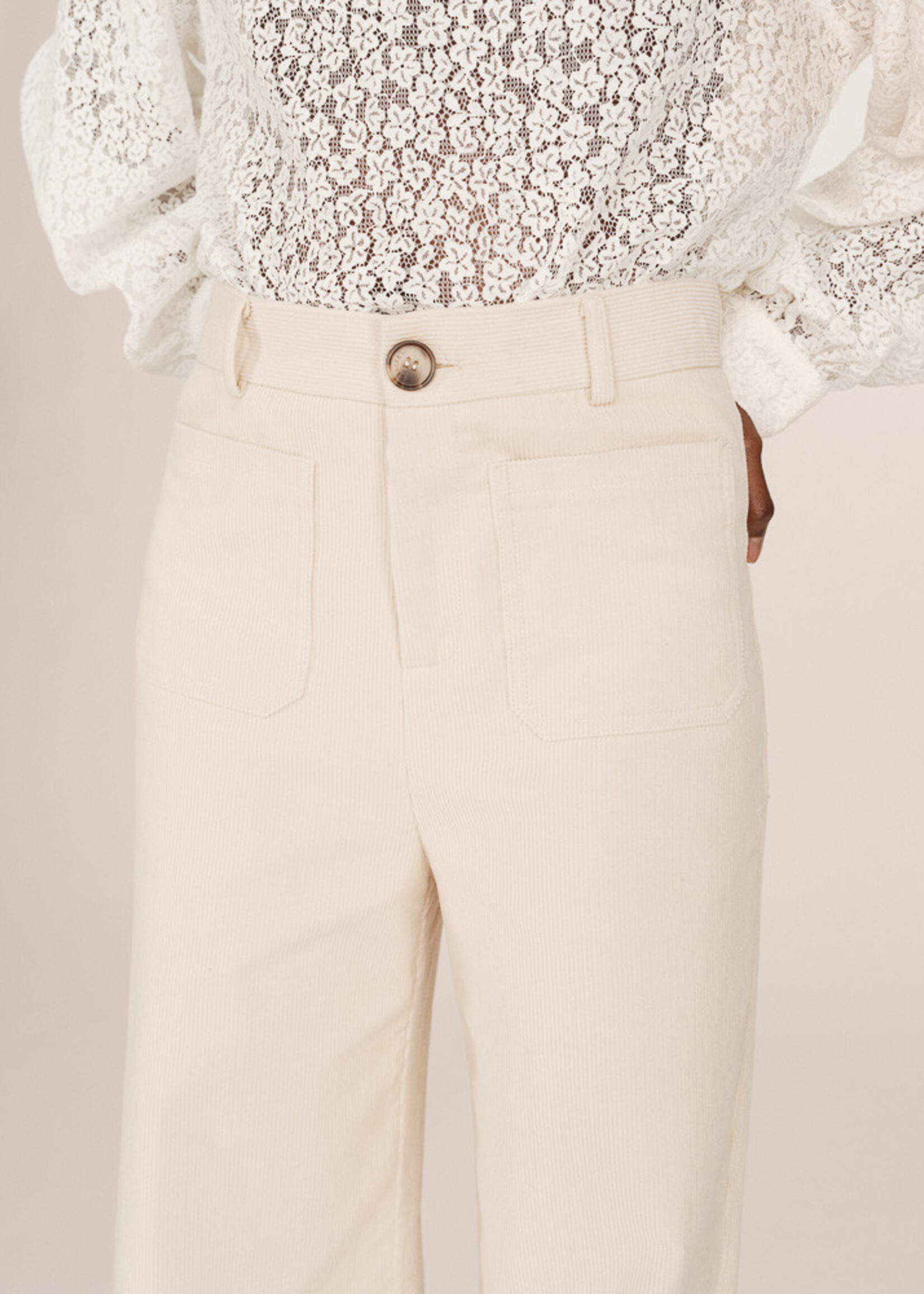 Grace and Mila Grace & Mila Samba Pant - Ecru