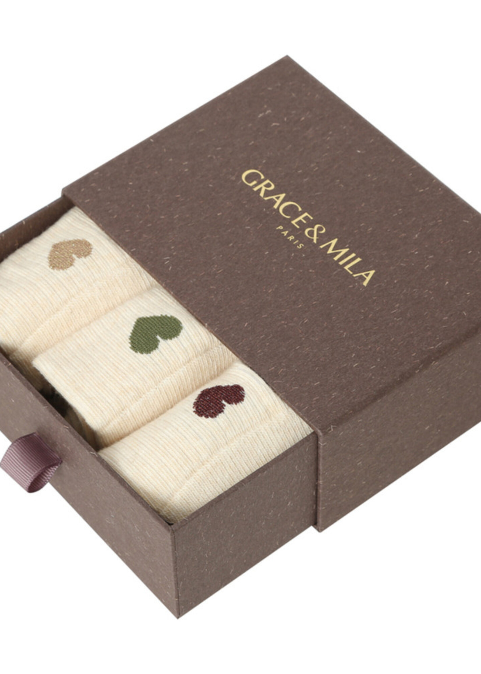 Grace and Mila Grace & Mila Satine Socks - Multicolor
