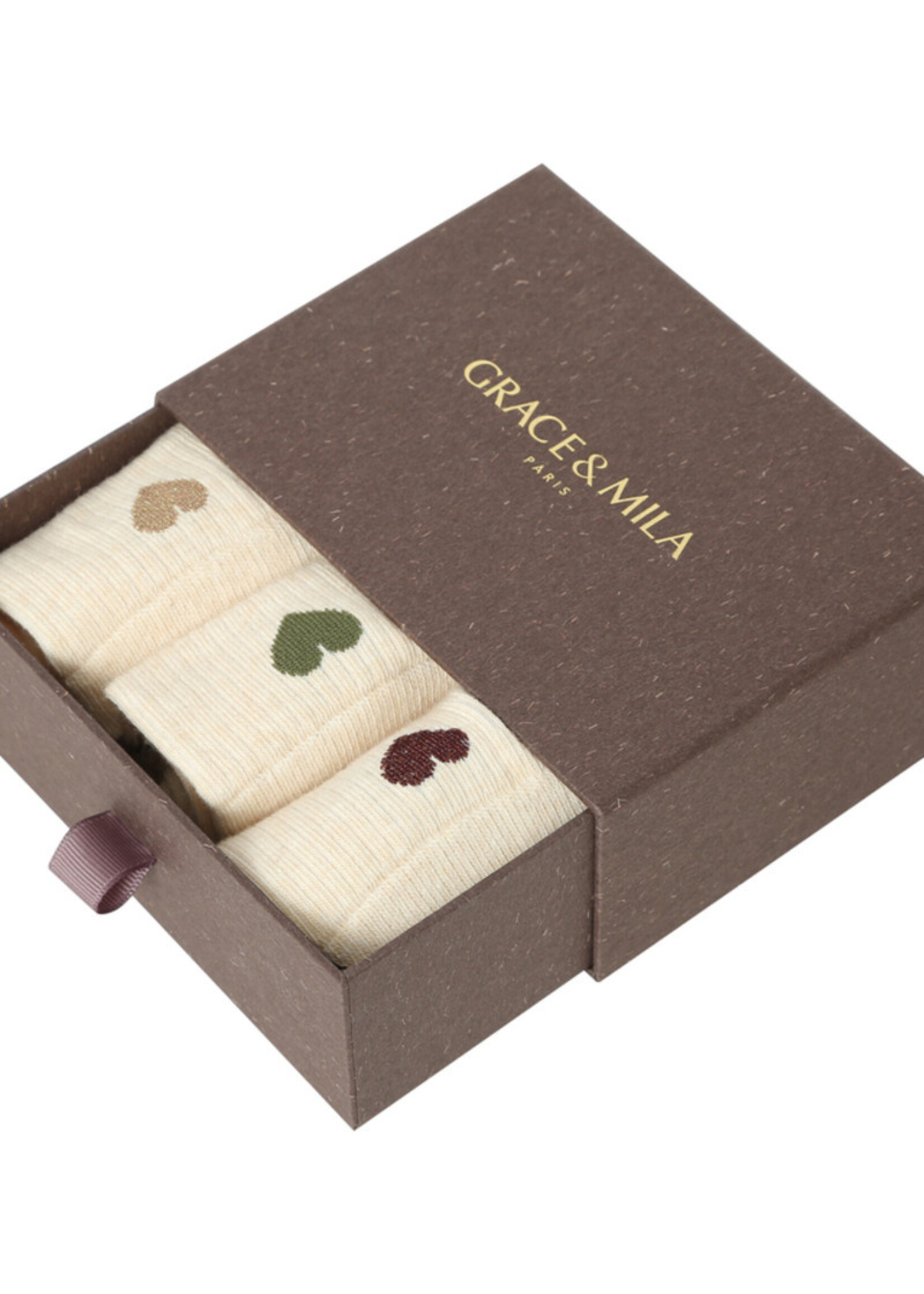 Grace and Mila Grace & Mila Satine Socks - Multicolor