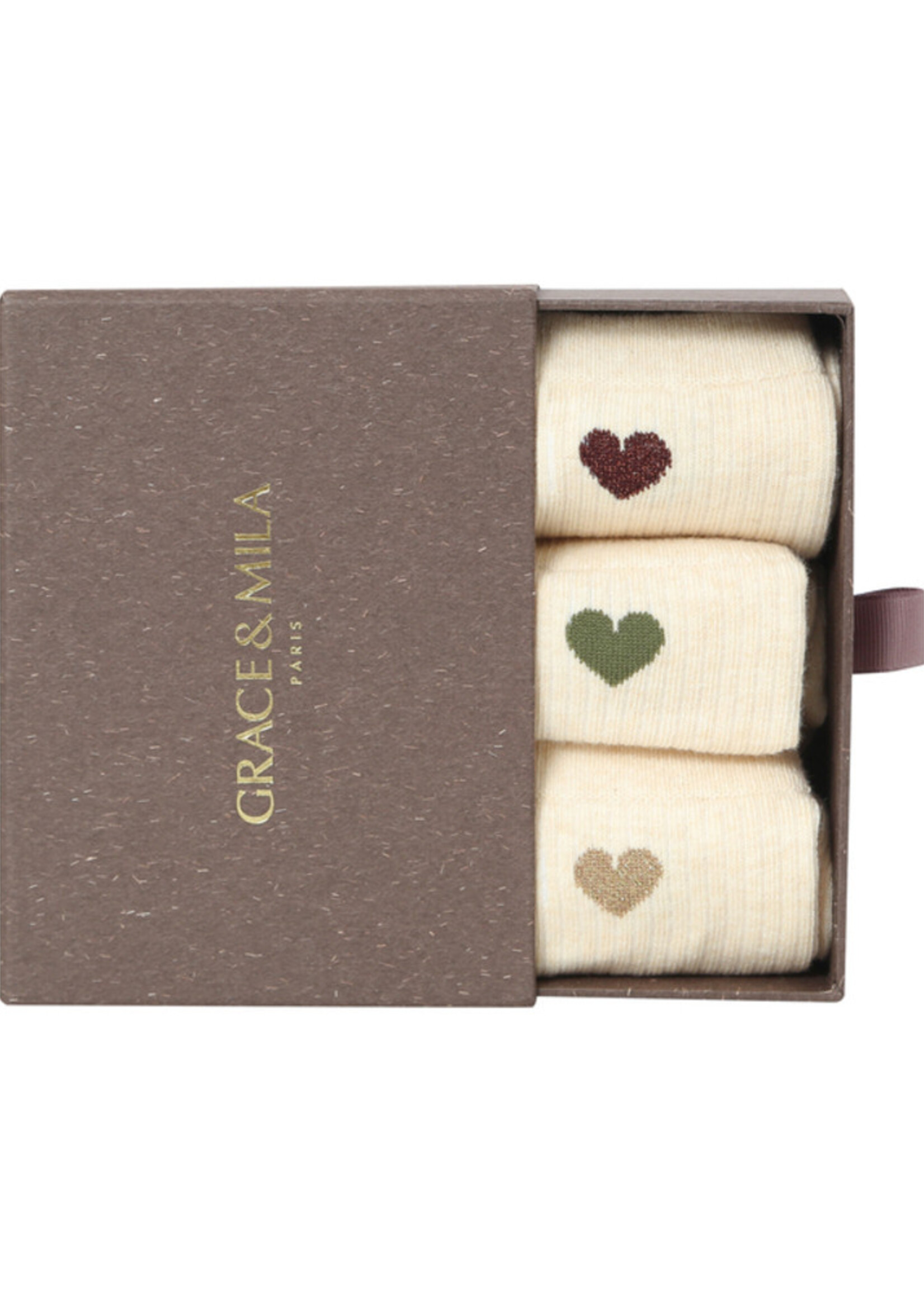 Grace and Mila Grace & Mila Satine Socks - Multicolor