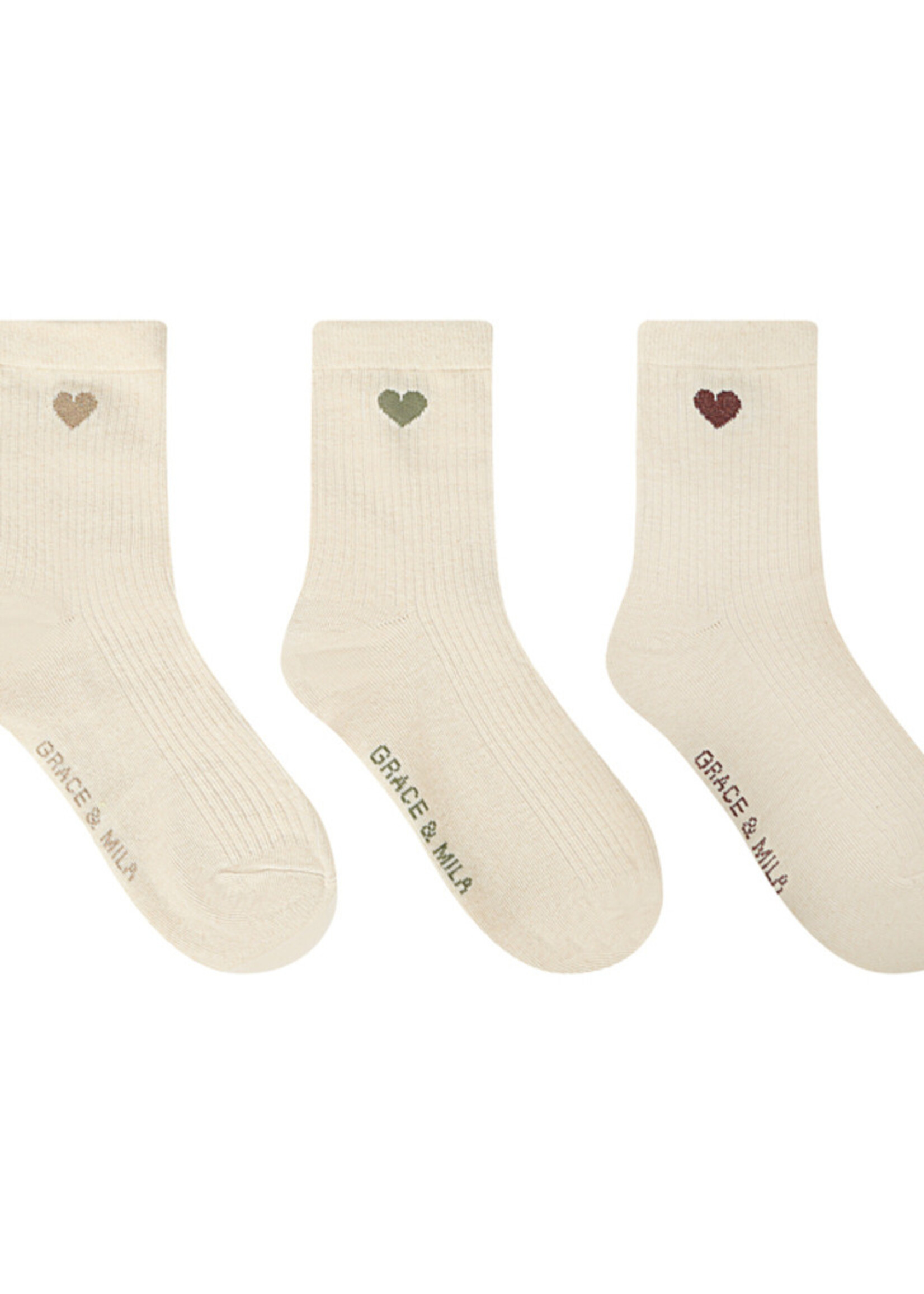 Grace and Mila Grace & Mila Satine Socks - Multicolor