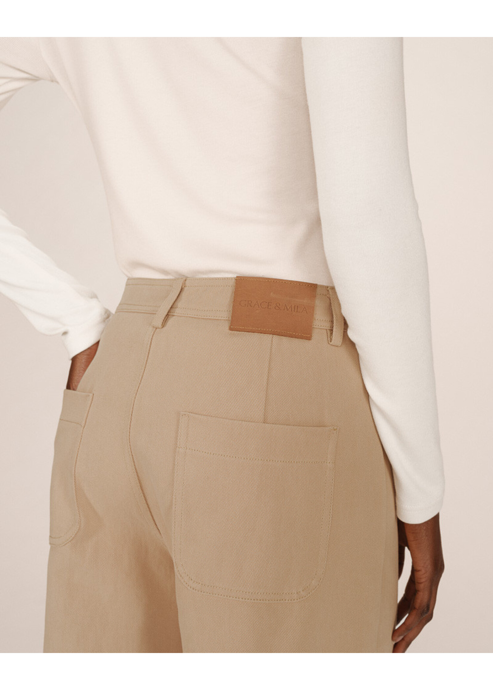 Grace and Mila Grace & Mila Sole Pant - Sand