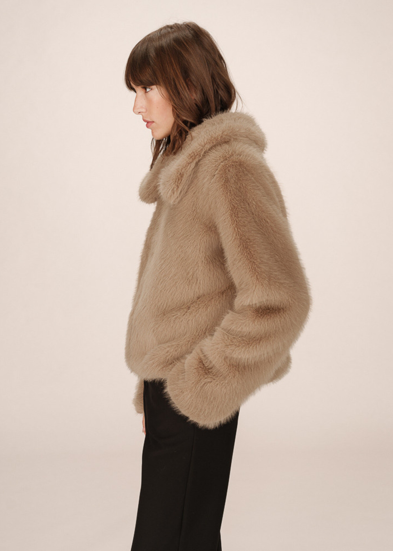 Grace and Mila Grace & Mila Shonna Coat - Greige