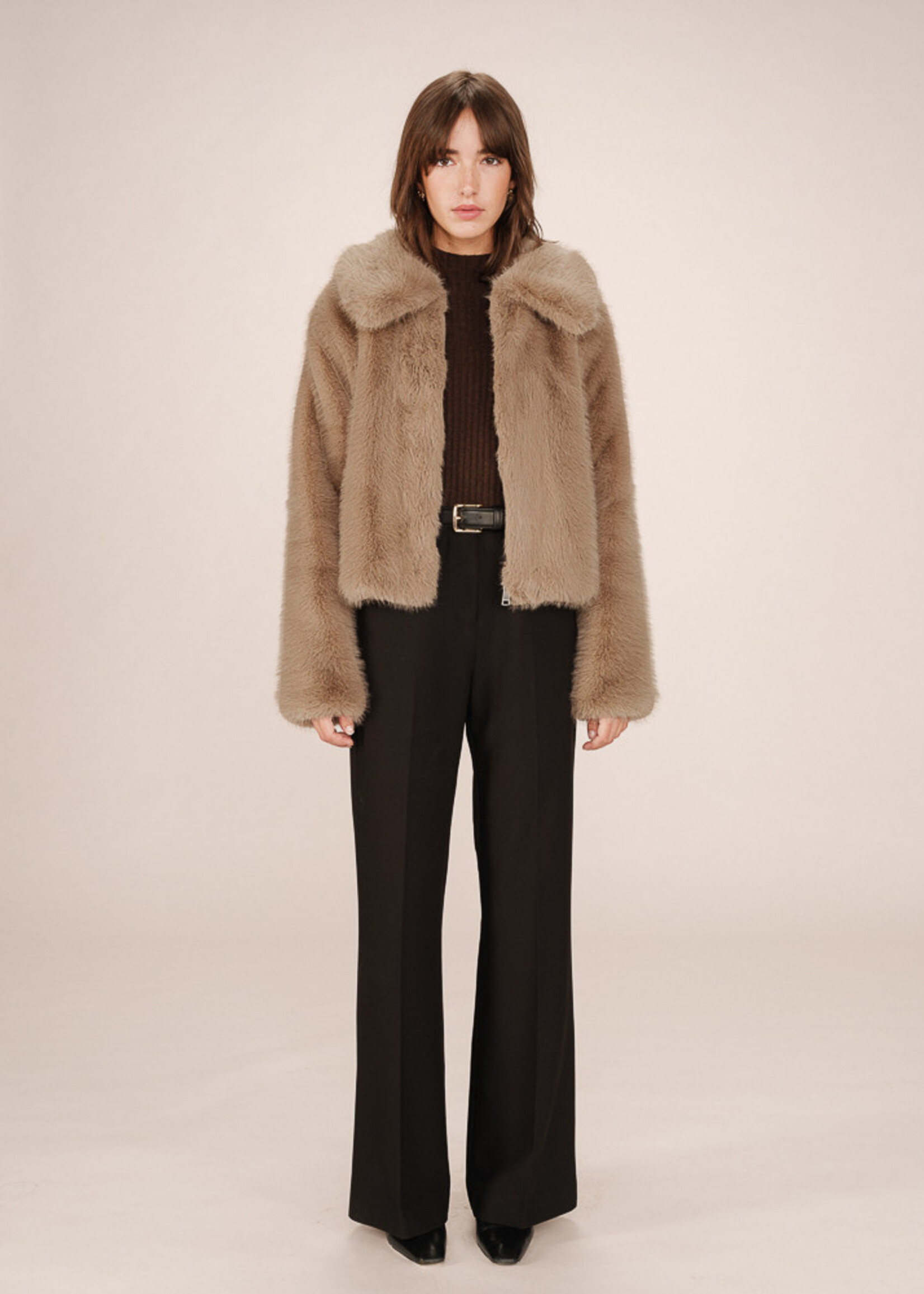 Grace and Mila Grace & Mila Shonna Coat - Greige