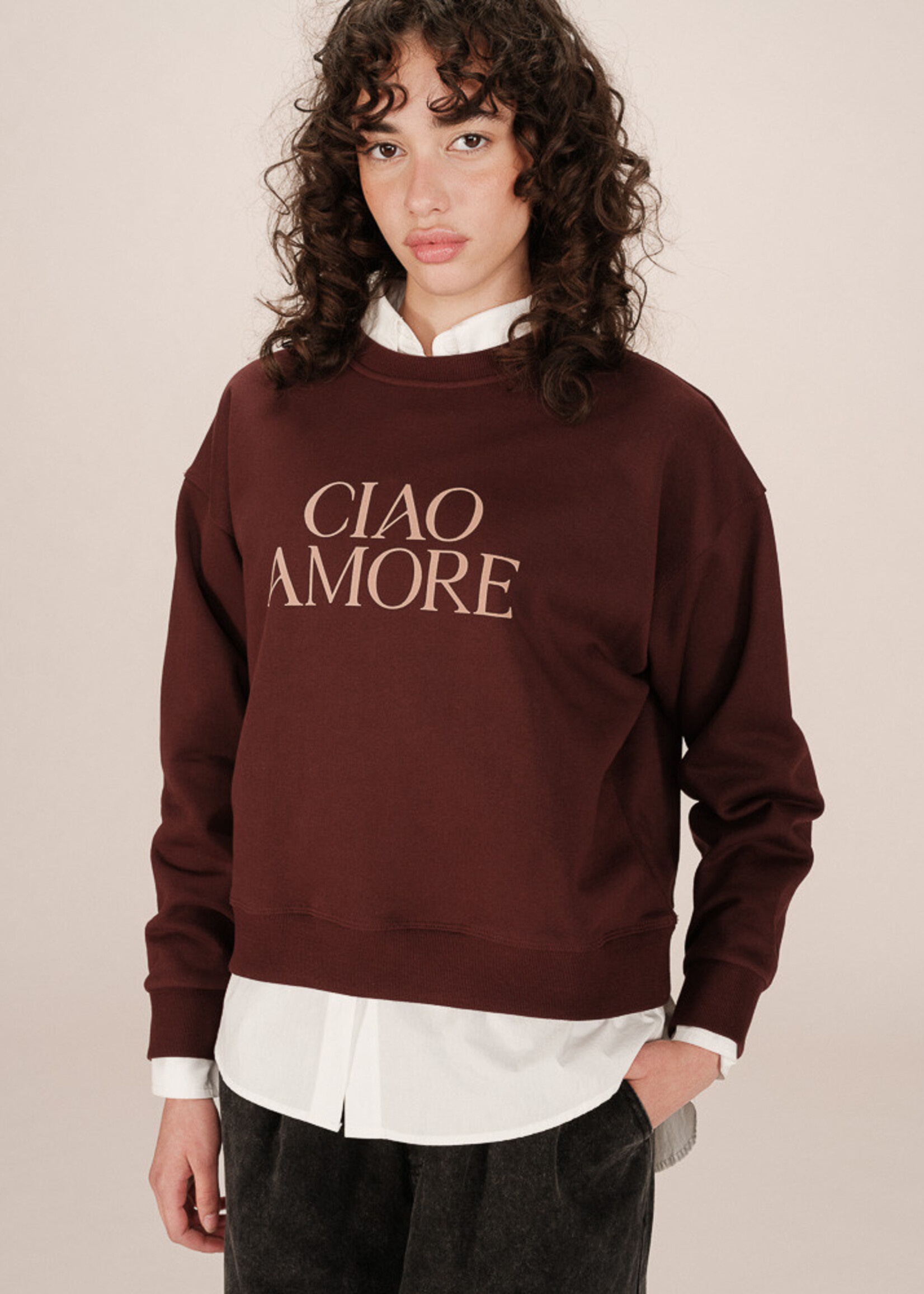 Grace and Mila Grace & Mila Sigil Sweatshirt - Bordeaux