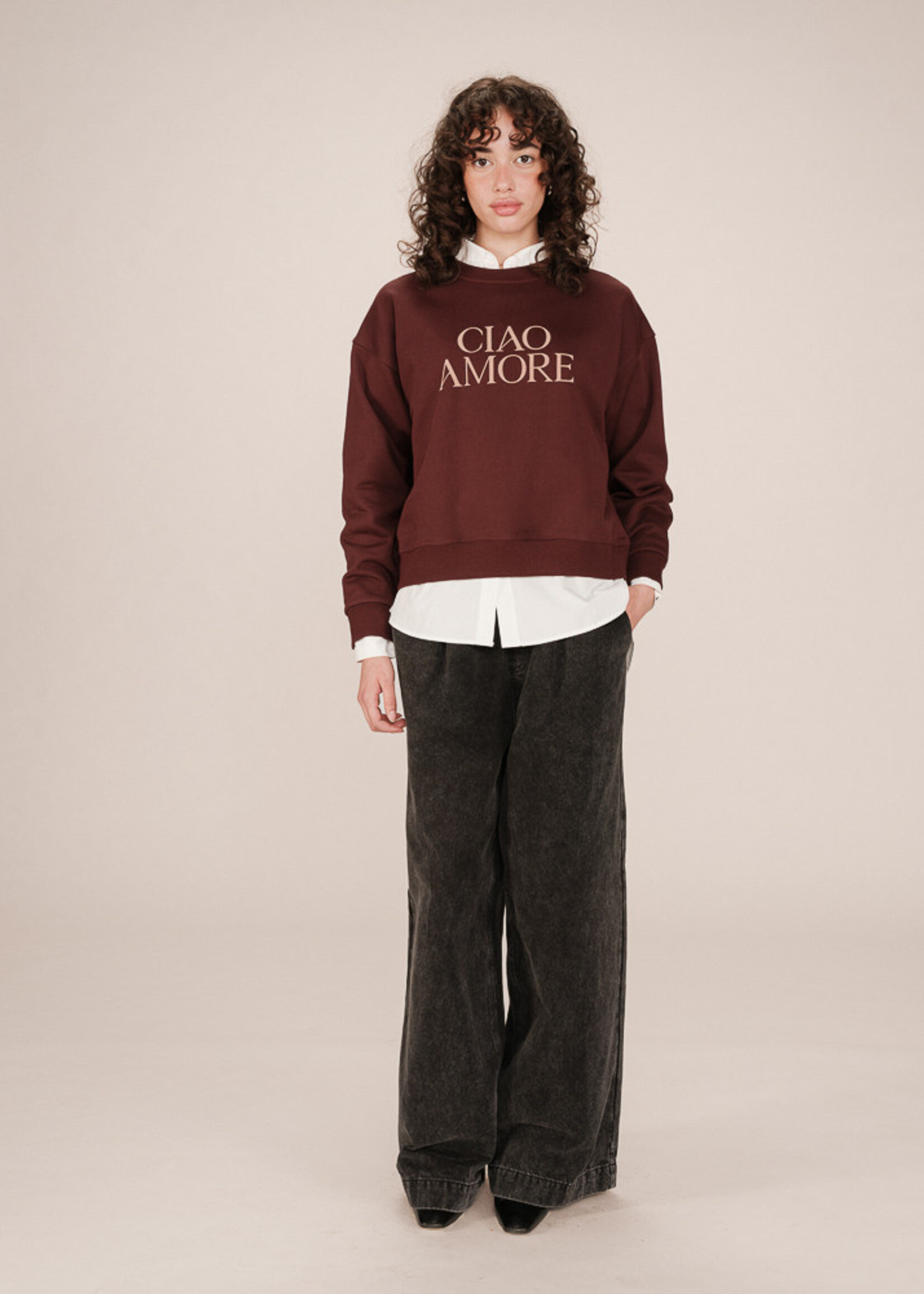 Grace and Mila Grace & Mila Sigil Sweatshirt - Bordeaux