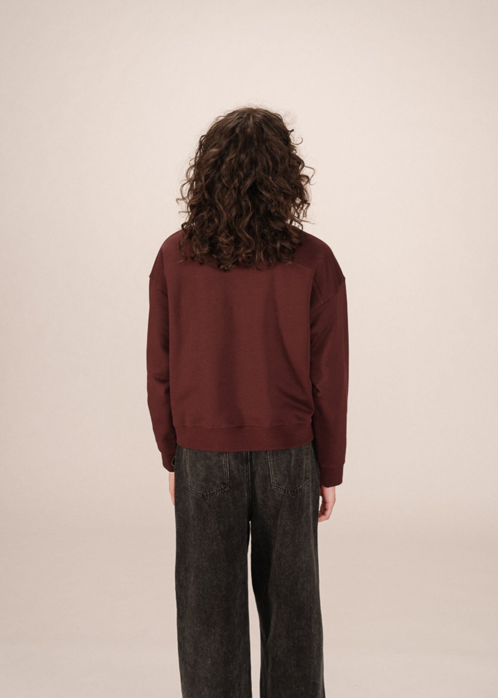Grace and Mila Grace & Mila Sigil Sweatshirt - Bordeaux