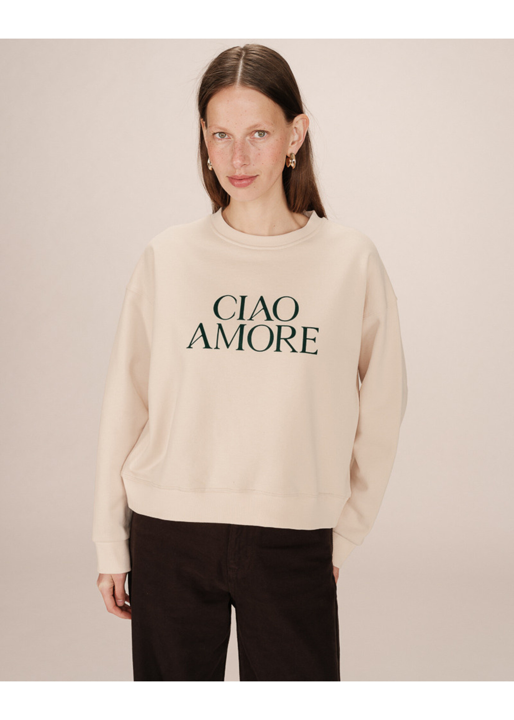 Grace and Mila Grace & Mila Sweat-shirt Sigil - Vanille
