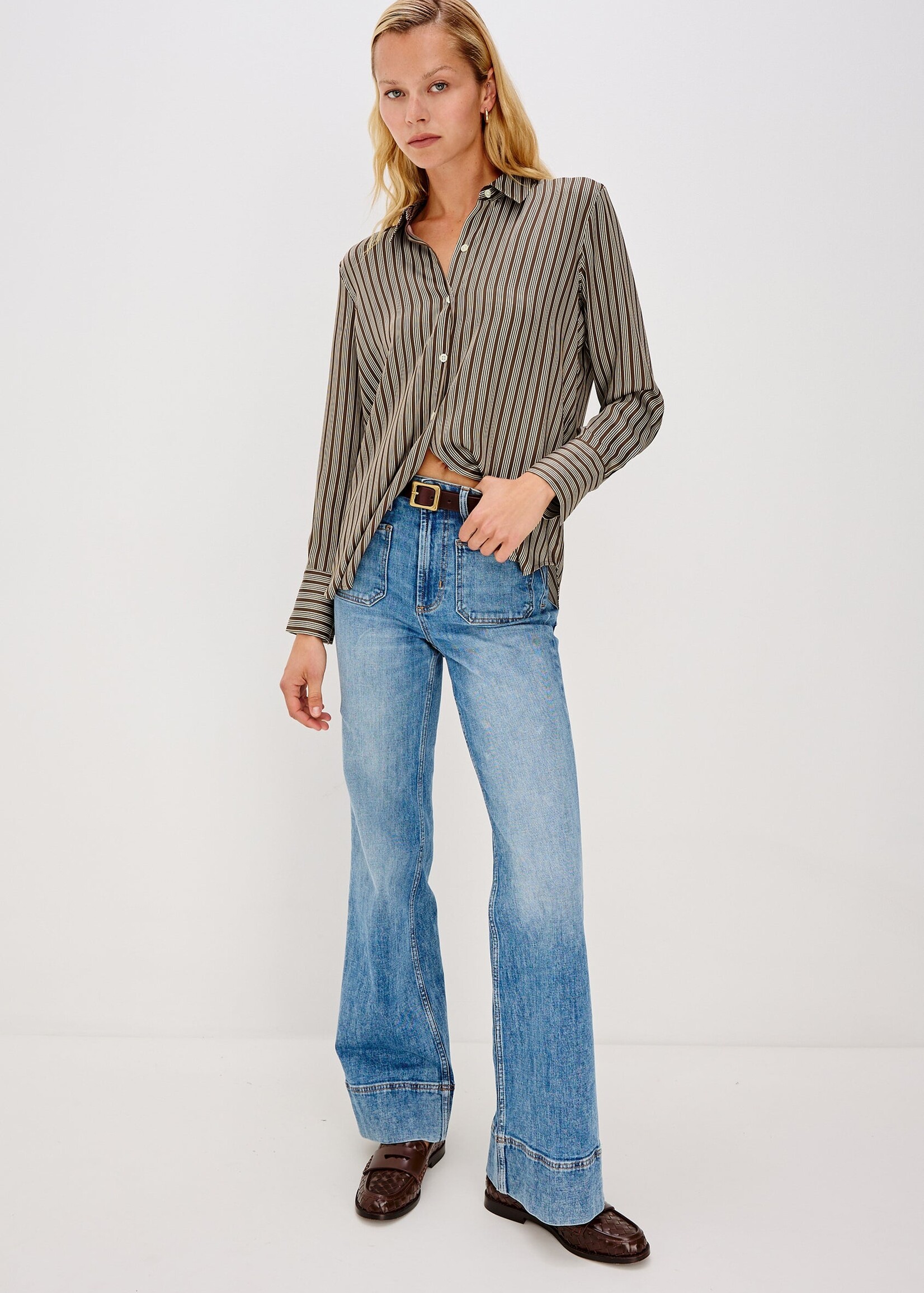 Rails Rails Chemise Saige - Isle Stripe