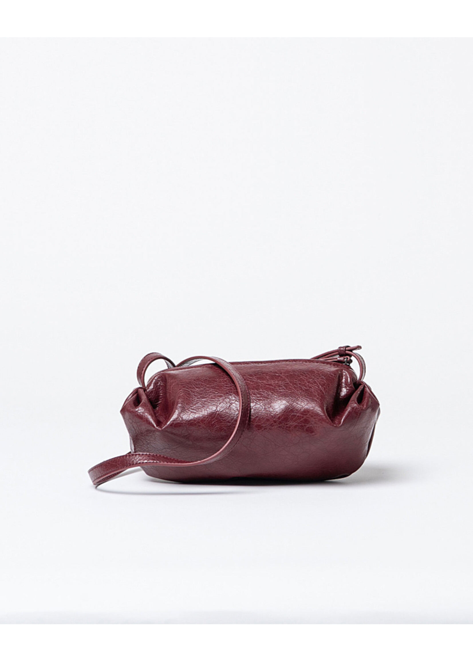 Surkana Surkana Crackled Crossbody Bag - Bourdeaux