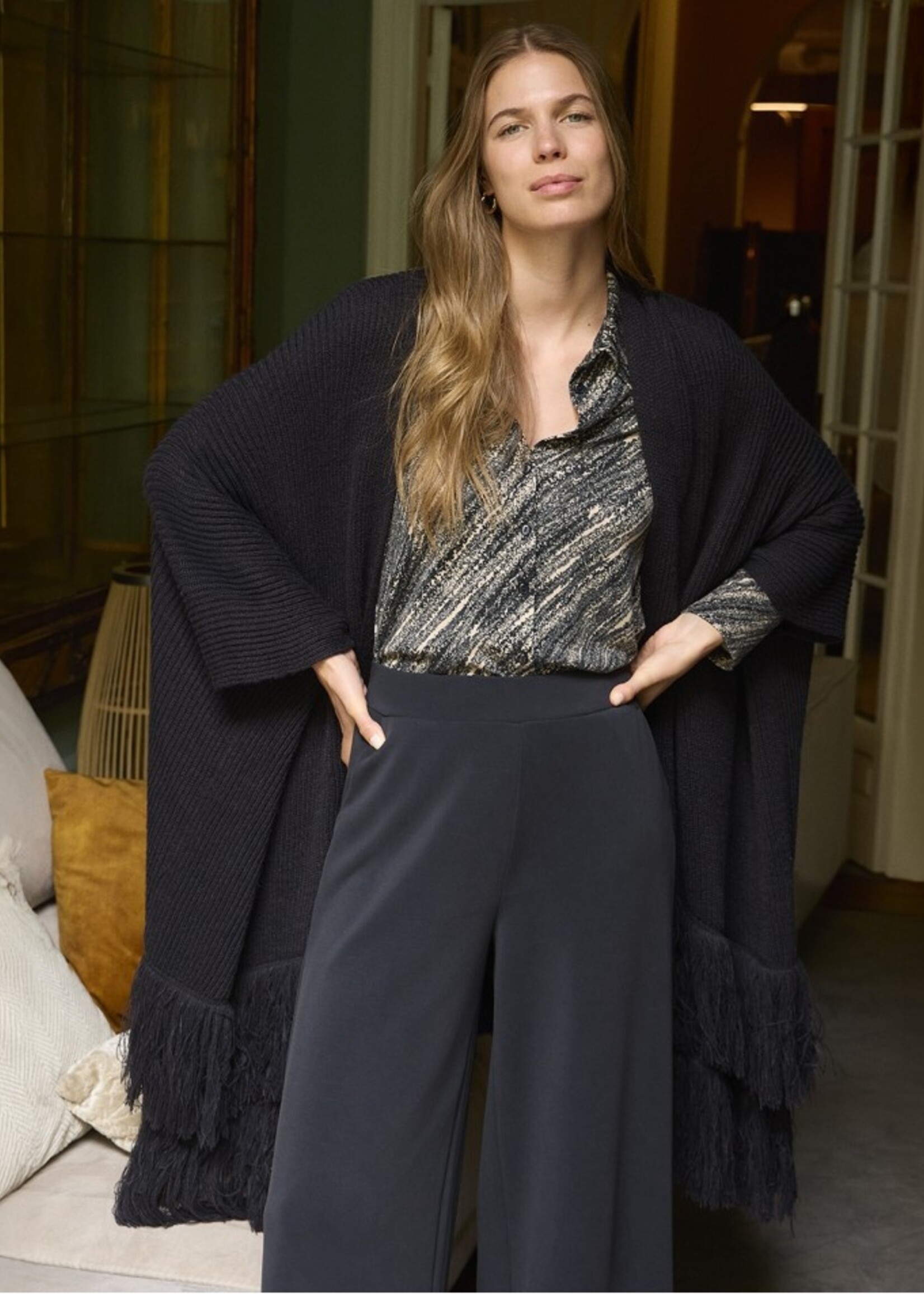 Surkana Surkana Modal Wide Pants - Black