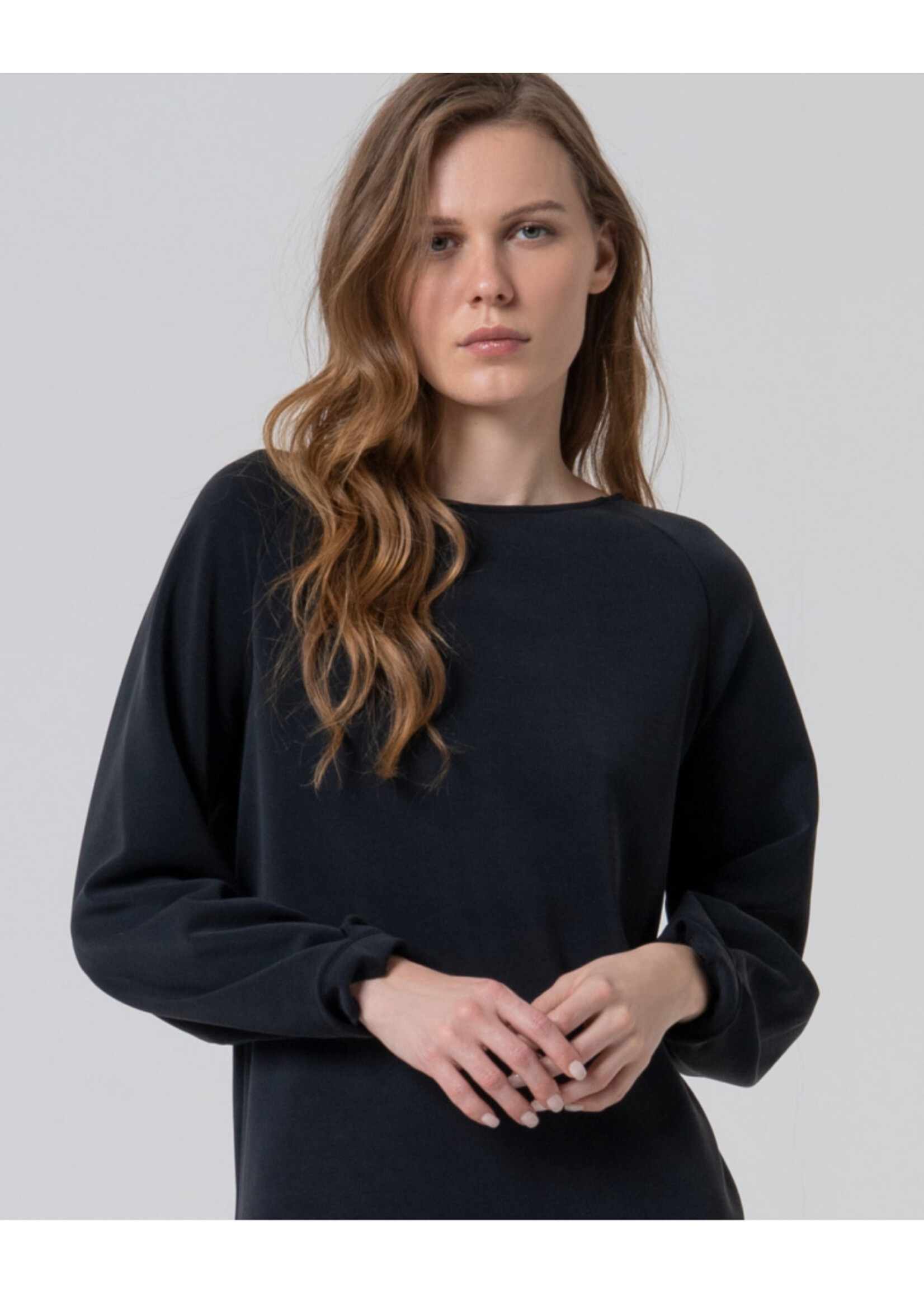 Surkana Surkana Robe À Manches Raglan - Noir