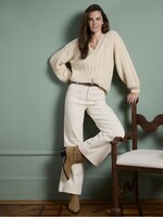 Surkana Surkana Wide Denim Pants - Ecru