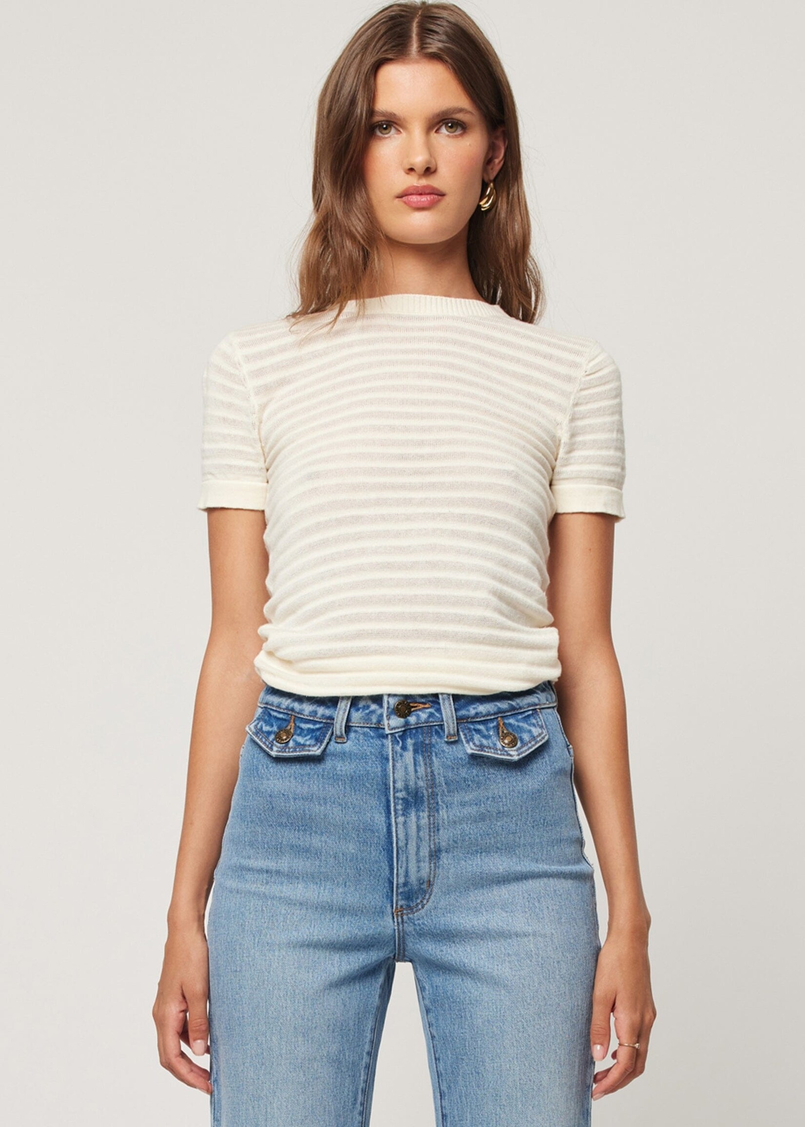 Rolla's Rolla's Edgar Tomboy Tee - Vintage White