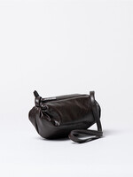 Surkana Surkana Crackled Crossbody Bag - Chocolate