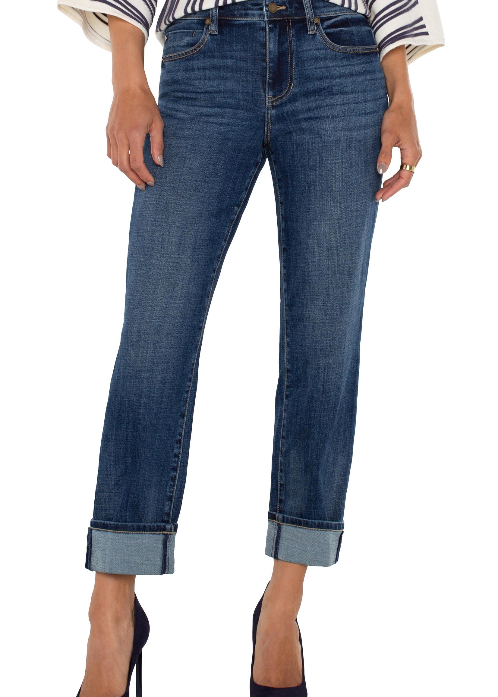 Liverpool Liverpool Marley GF Cuffed Jeans - Rushland