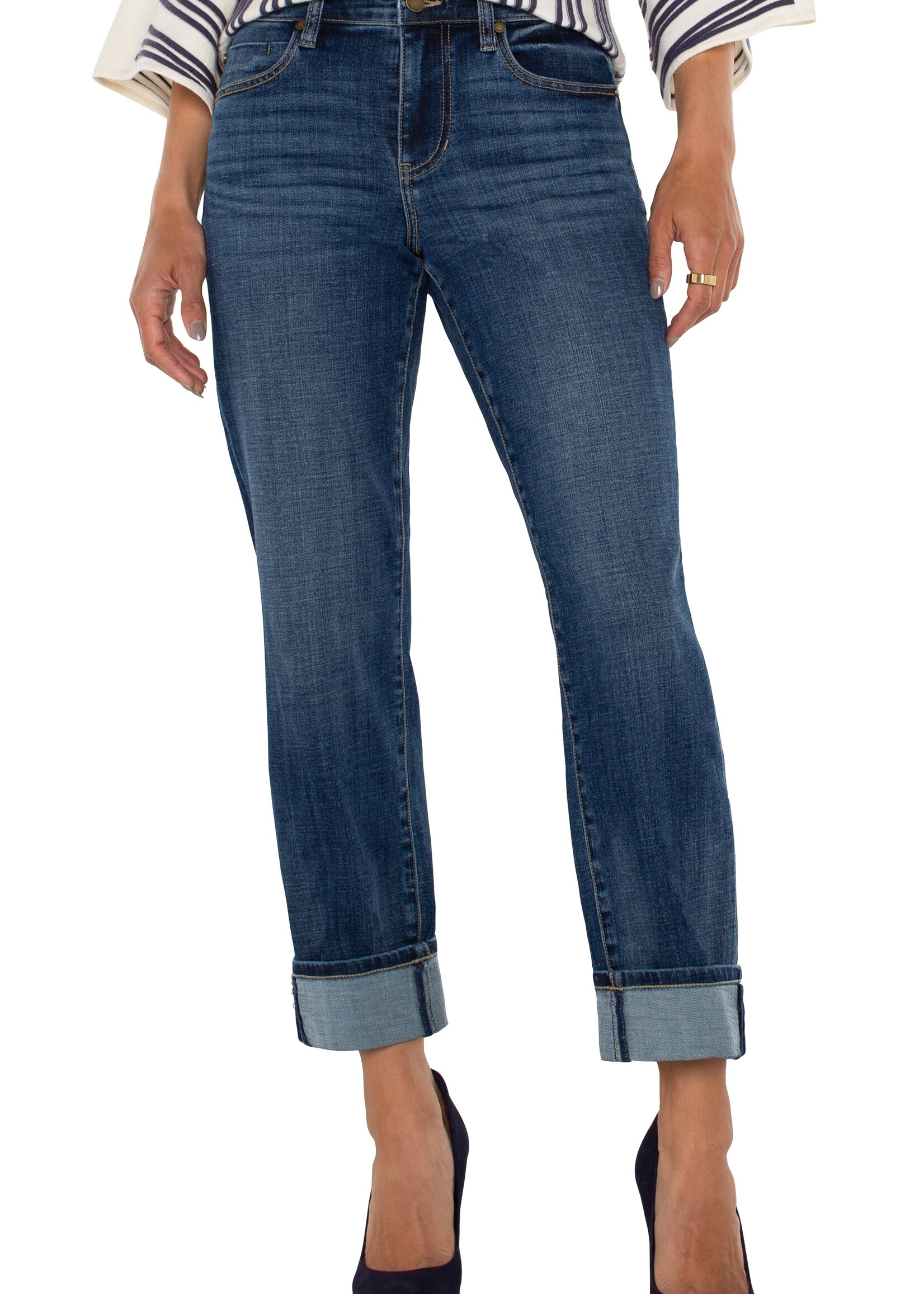 Liverpool Liverpool Marley GF Cuffed Jeans - Rushland