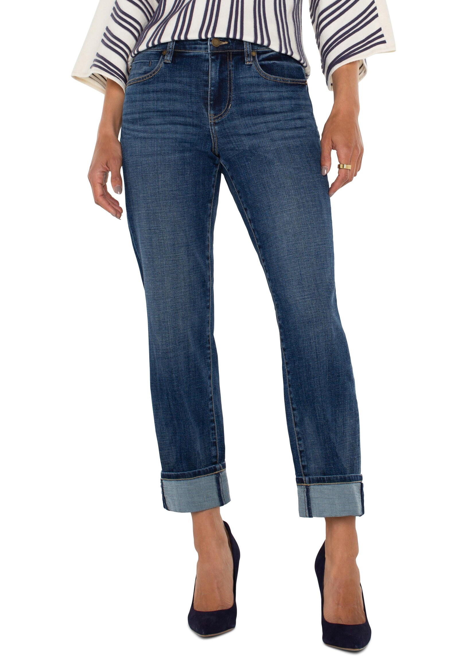 Liverpool Liverpool Marley GF Cuffed Jeans - Rushland