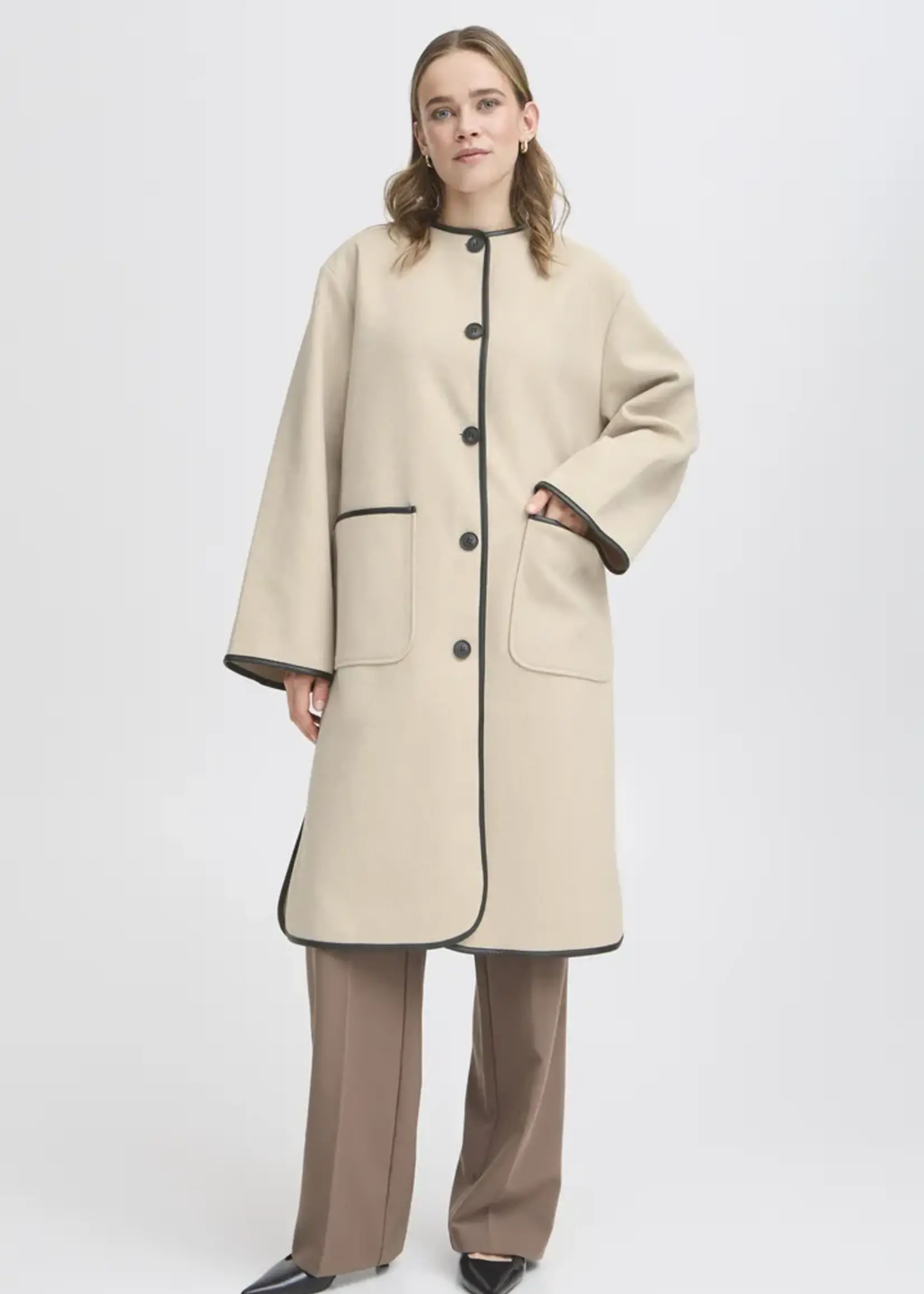 Fransa Fransa Elisabeth Jacket - Limestone