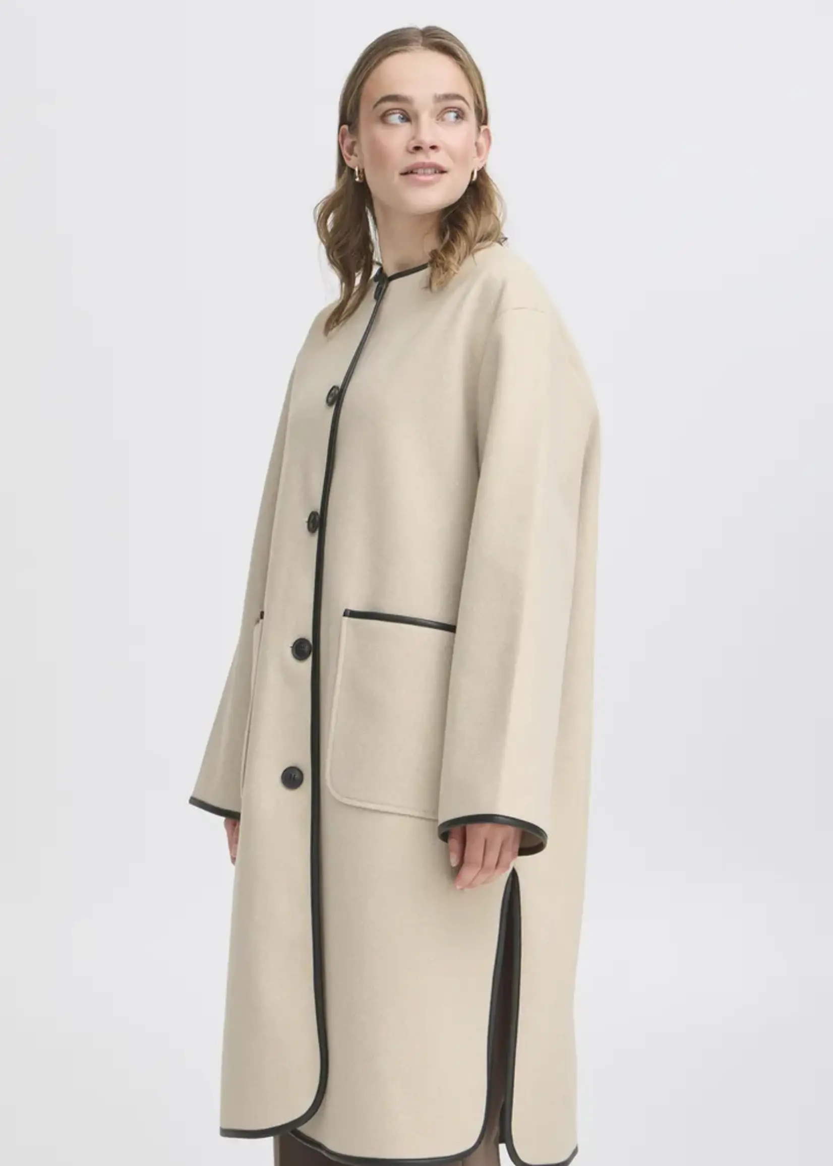 Fransa Fransa Elisabeth Jacket - Limestone